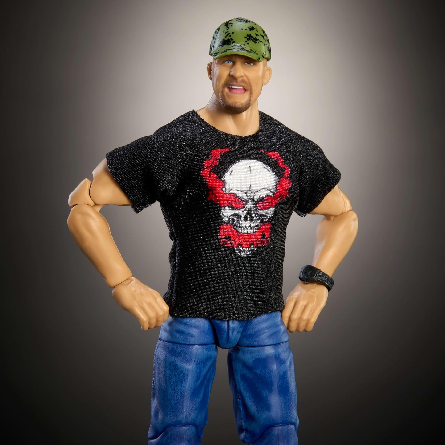 Mattel WWE Top Picks Elite Stone Cold Steve Austin 6-Inch Figure – 25 Points of Articulation