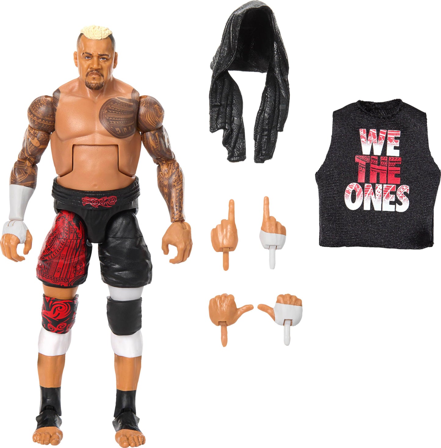 Mattel WWE Top Picks Elite Solo Sikoa Action Figure – 6-Inch Collectible with 25 Points of Articulation