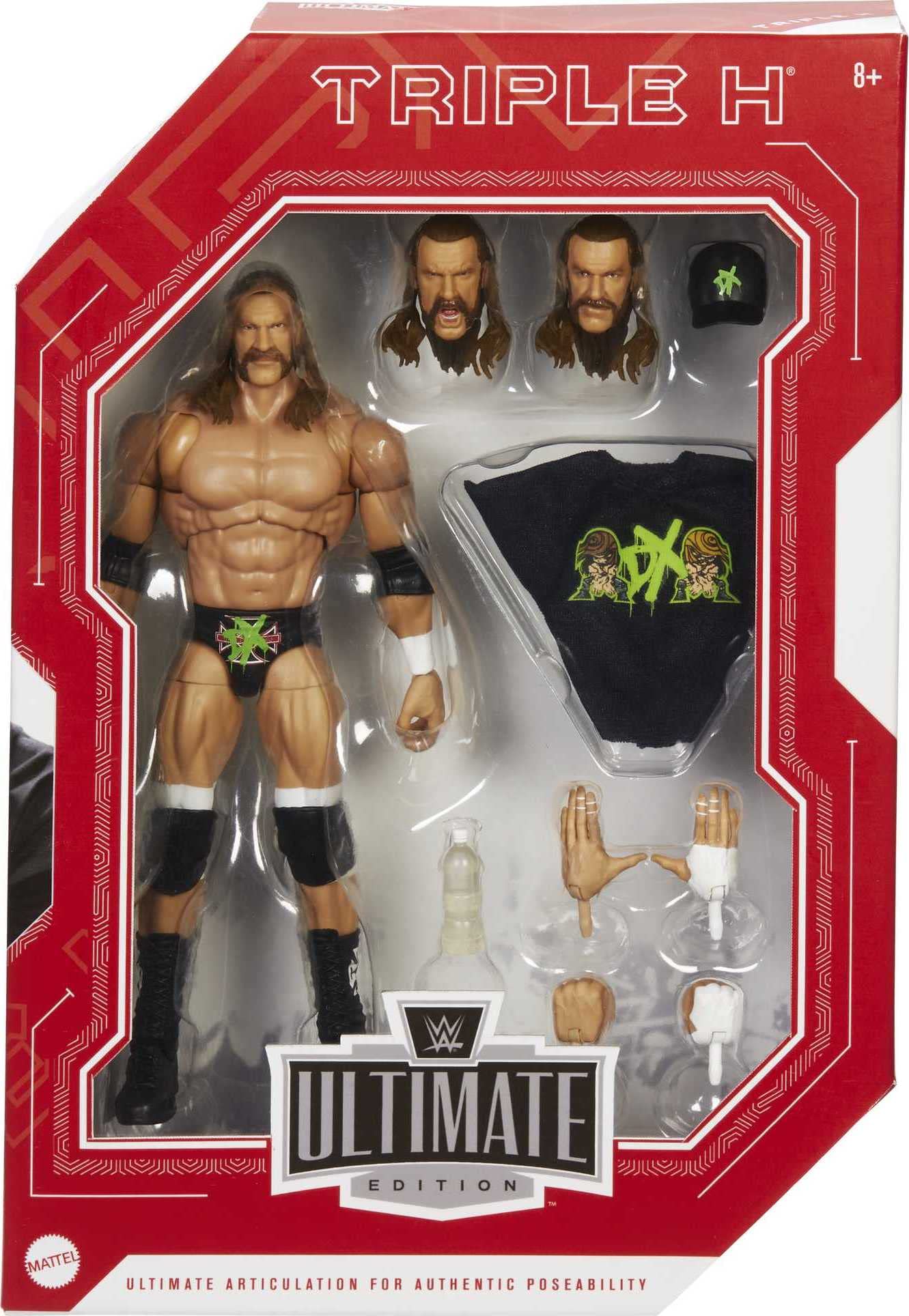 Mattel WWE Triple H Ultimate Edition Fan TakeOver Action Figure – 6-Inch, 30+ Articulations