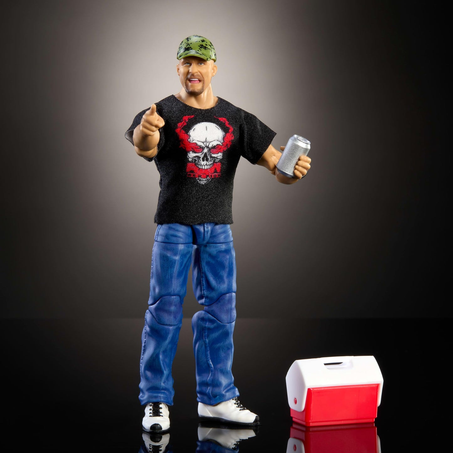 Mattel WWE Top Picks Elite Stone Cold Steve Austin 6-Inch Figure – 25 Points of Articulation