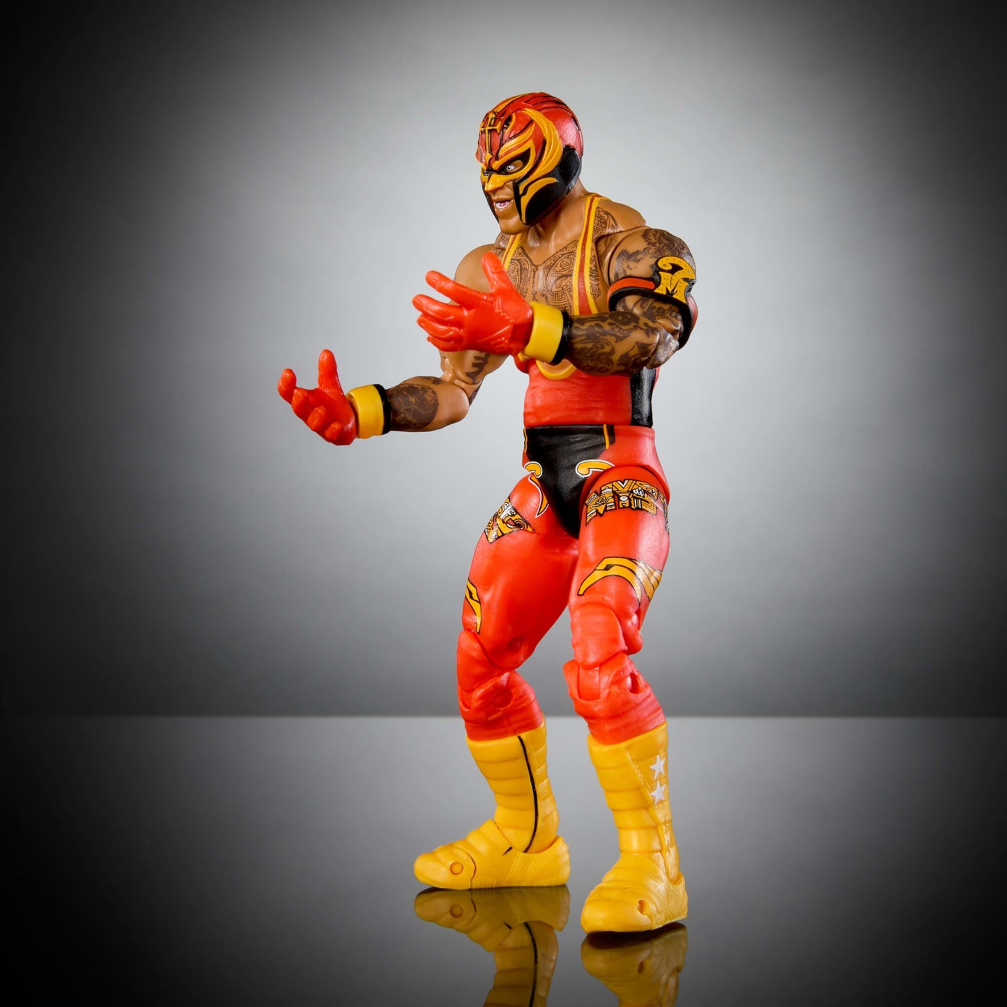 Mattel WWE Ultimate Edition Rey Mysterio 6-Inch Action Figure – Swappable Heads, 30+ Articulation