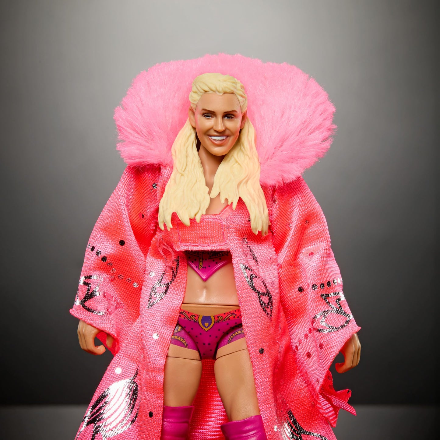Mattel WWE Ultimate Edition Charlotte Flair Action Figure – 6-Inch, 30+ Articulation, Swappable Parts & Entrance Gear
