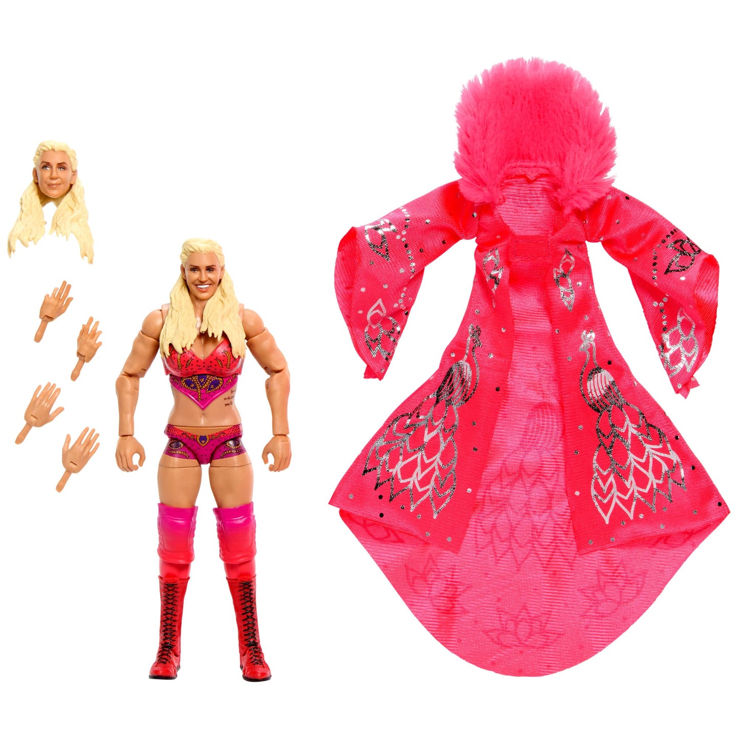 Mattel WWE Ultimate Edition Charlotte Flair Action Figure – 6-Inch, 30+ Articulation, Swappable Parts & Entrance Gear