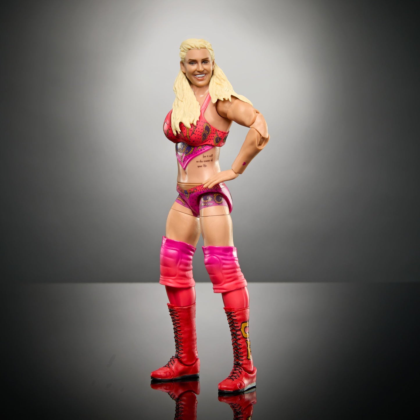 Mattel WWE Ultimate Edition Charlotte Flair Action Figure – 6-Inch, 30+ Articulation, Swappable Parts & Entrance Gear