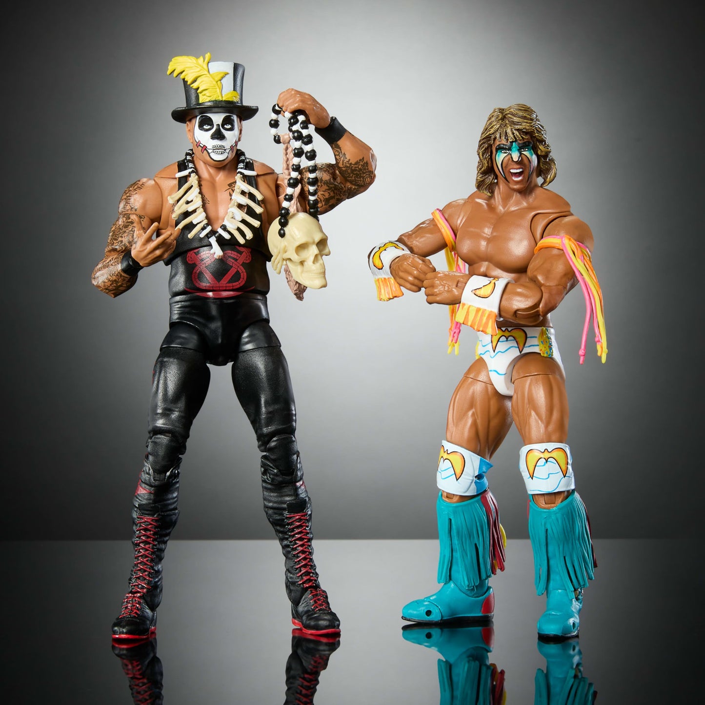 Mattel WWE Ultimate Edition 2-Pack: Ultimate Warrior & Papa Shango 6-Inch Collectible Figures