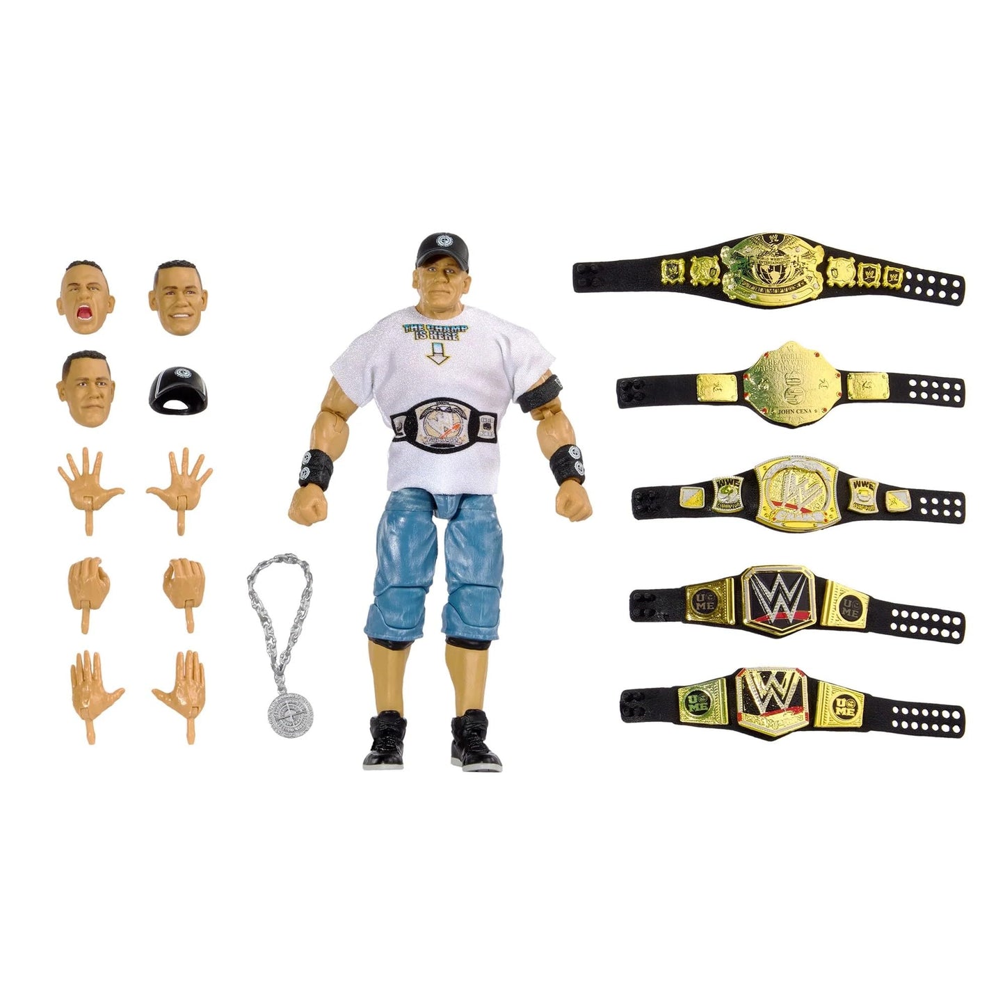 Mattel WWE Ultimate Edition John Cena Action Figure – Five Championship Titles