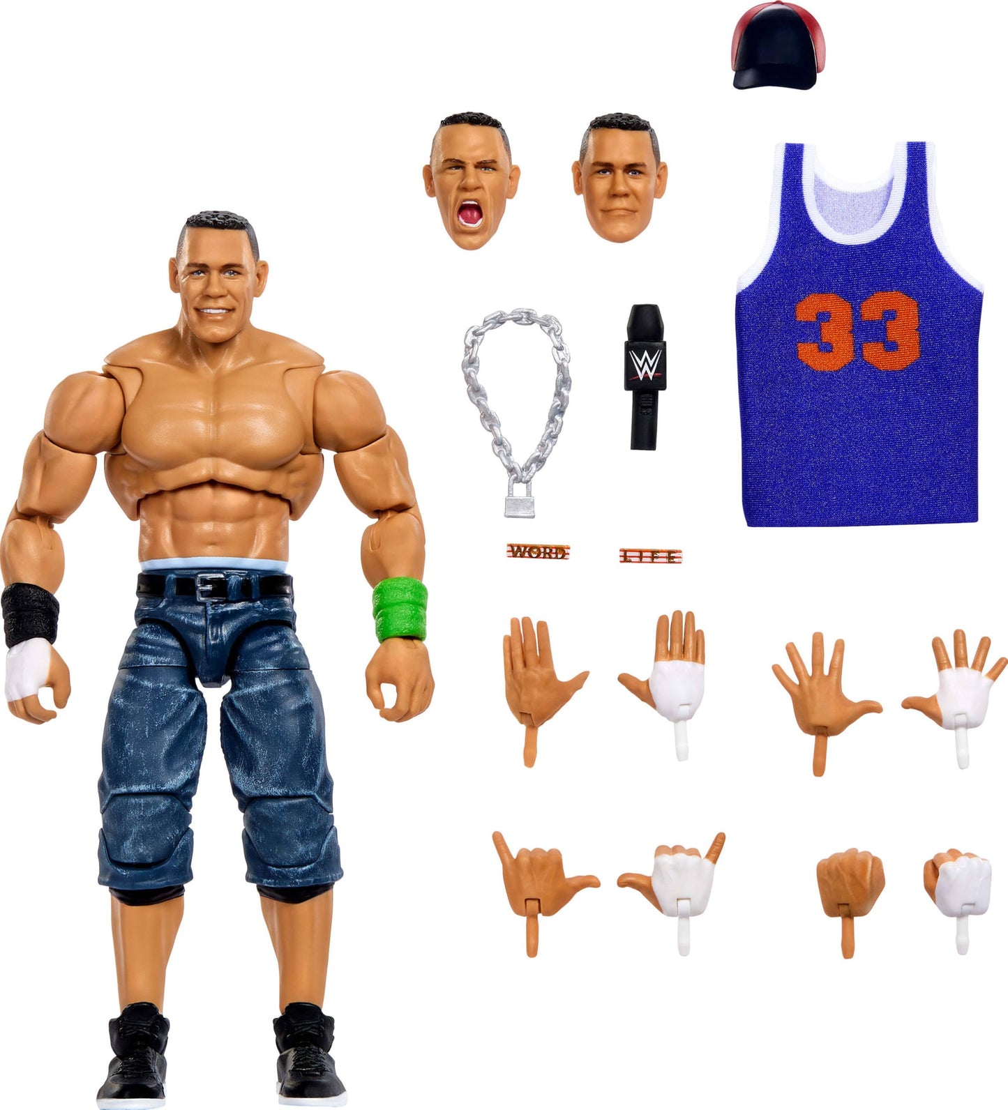 Mattel WWE Ultimate Edition John Cena 6-Inch Figure & 10+ Accessories – Amazon Exclusive