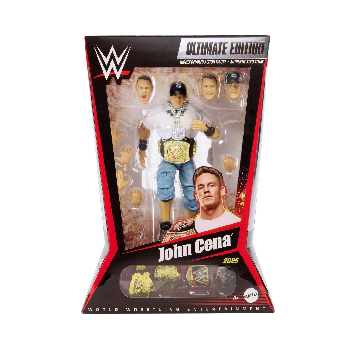 Mattel WWE Ultimate Edition John Cena Action Figure – Five Championship Titles
