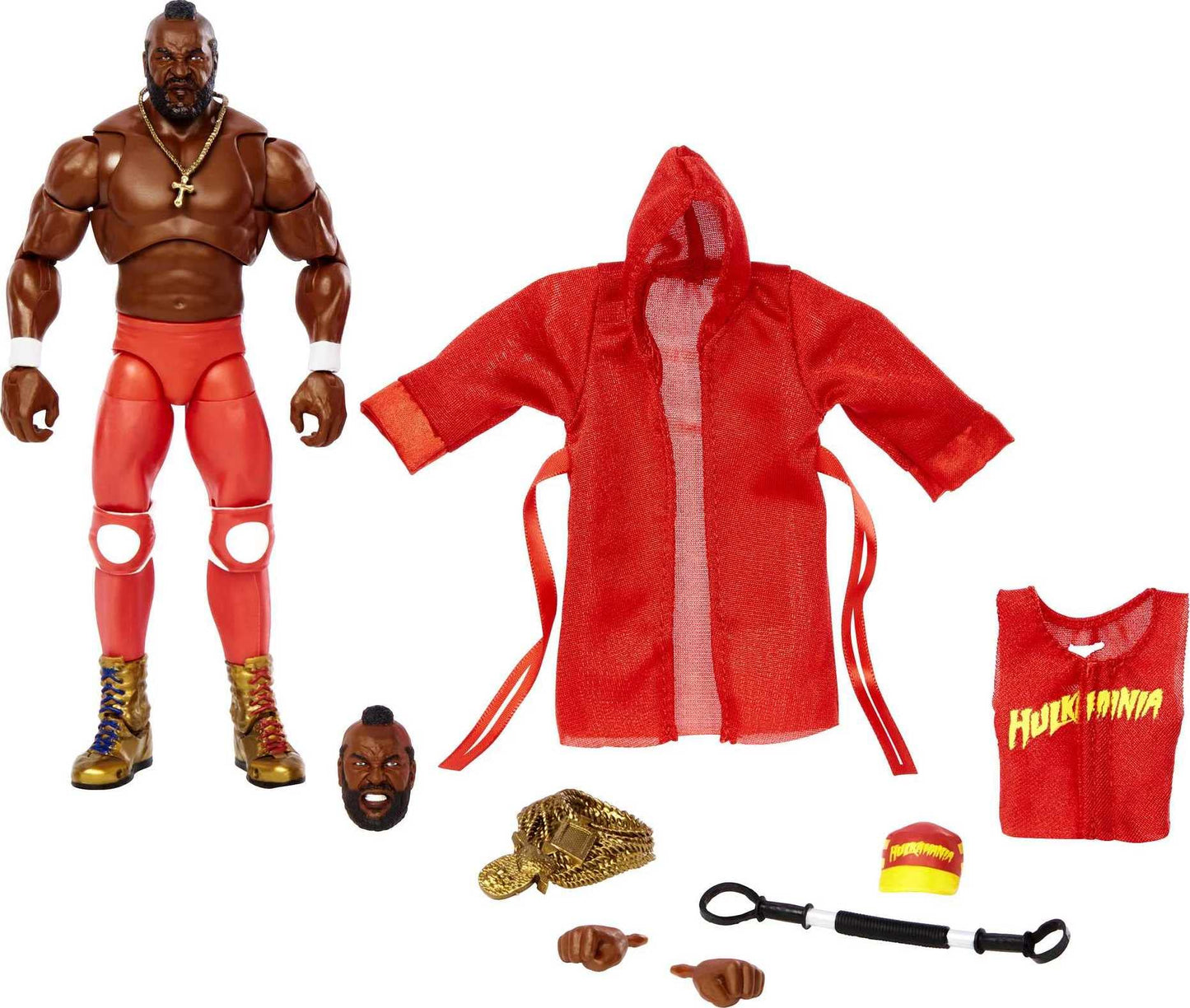 Mattel WWE Ultimate Edition Mr. T Figure – 6-Inch with 30+ Articulation & Entrance Gear