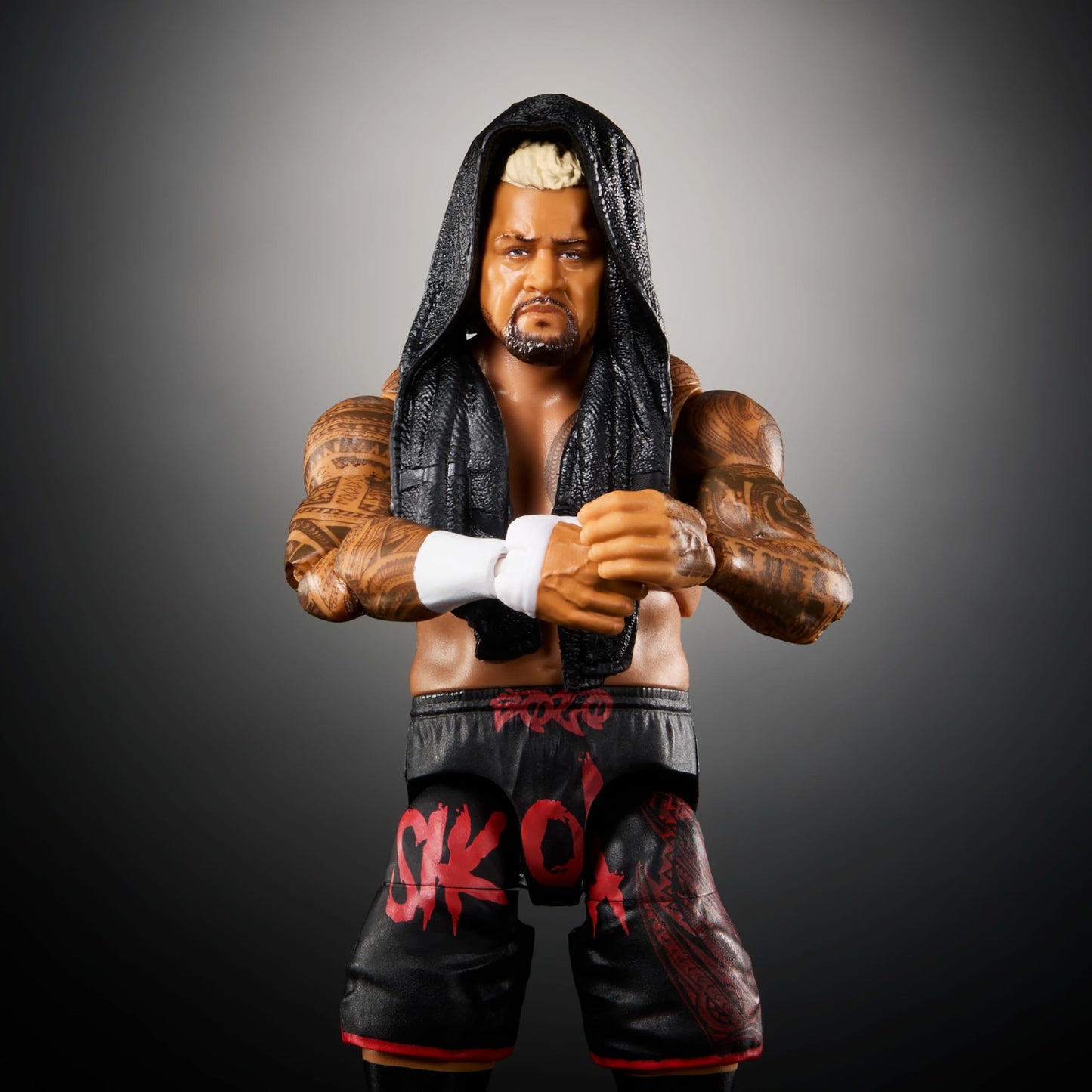 Mattel WWE Ultimate Edition Solo Sikoa Action Figure Set – 6-Inch, 30+ Articulation, Swappable Heads & Hands