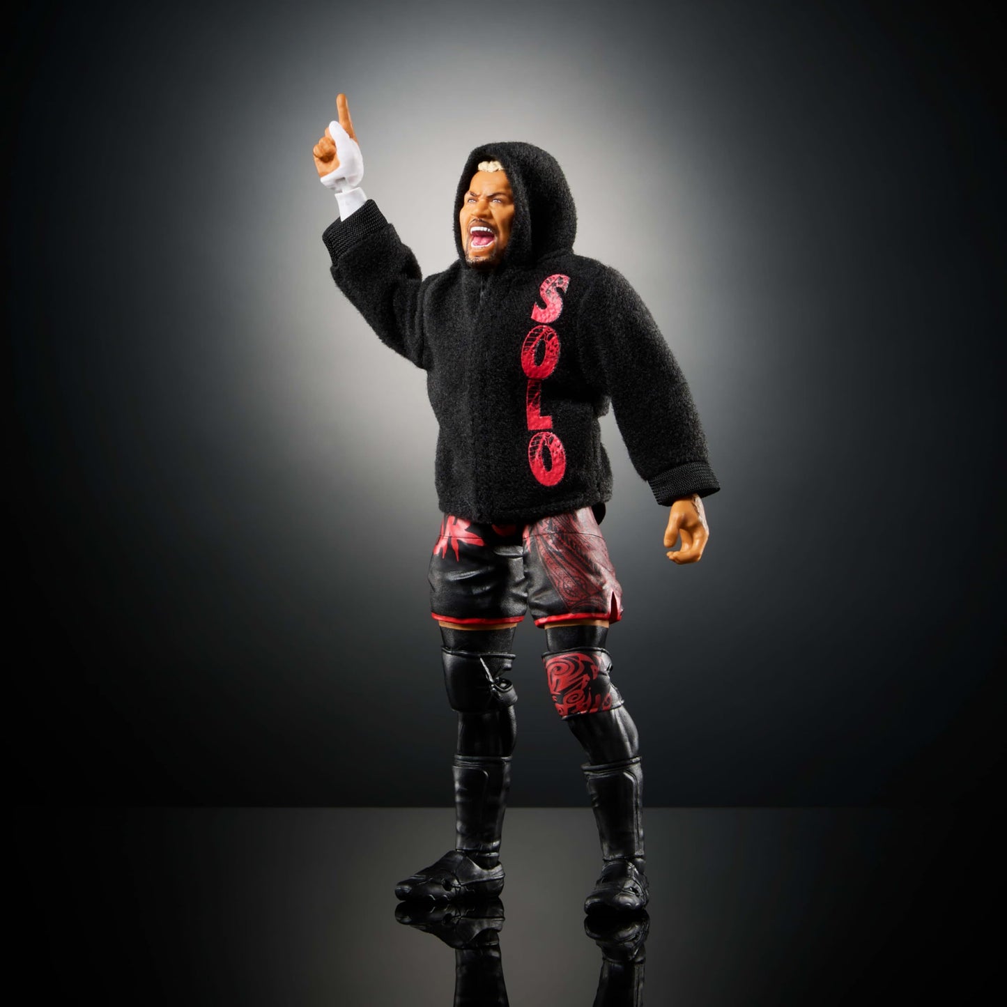 Mattel WWE Ultimate Edition Solo Sikoa Action Figure Set – 6-Inch, 30+ Articulation, Swappable Heads & Hands