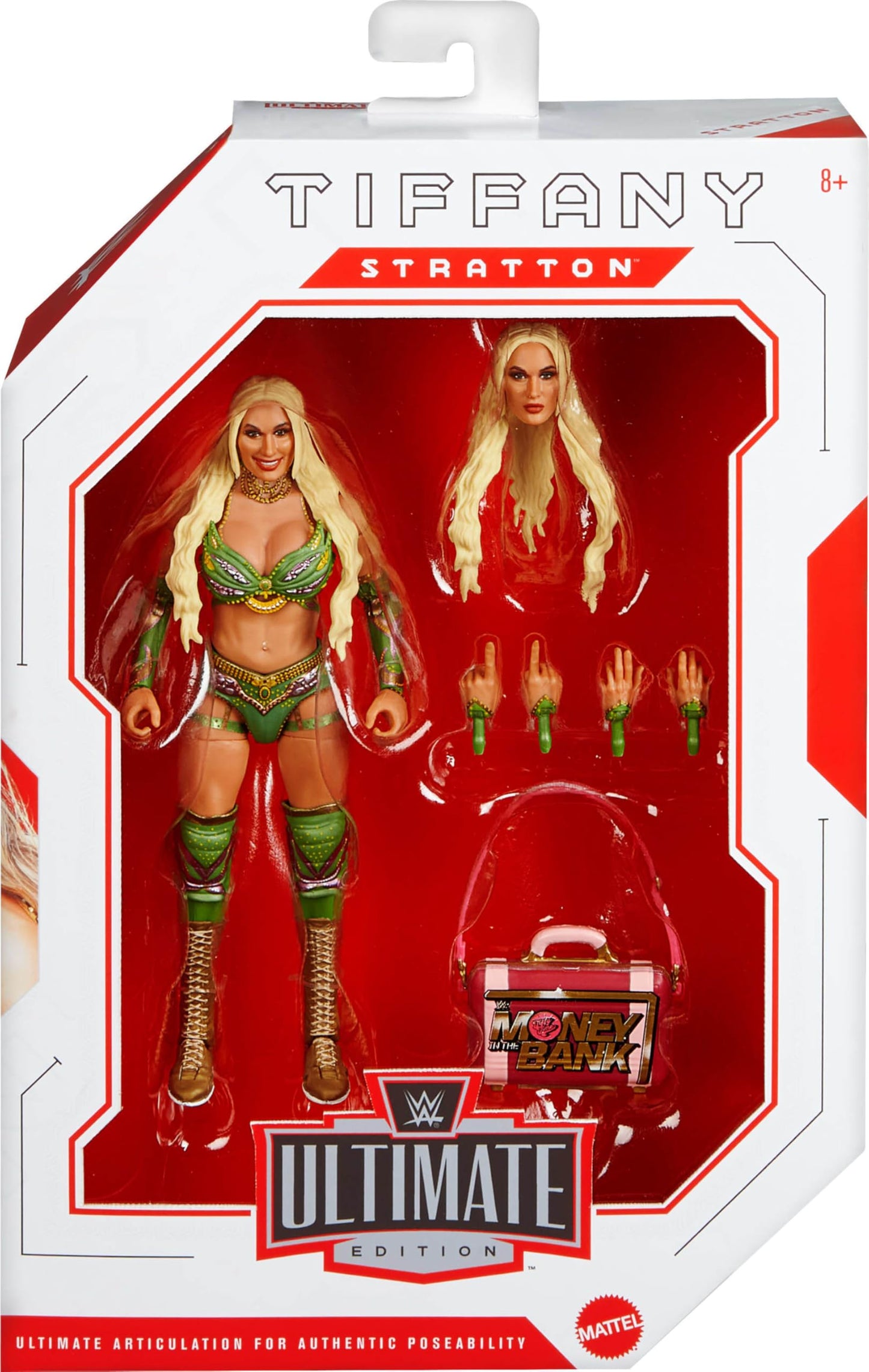 Mattel WWE Ultimate Edition Tiffany Stratton Figure – 6-Inch, Swappable Heads & Hands