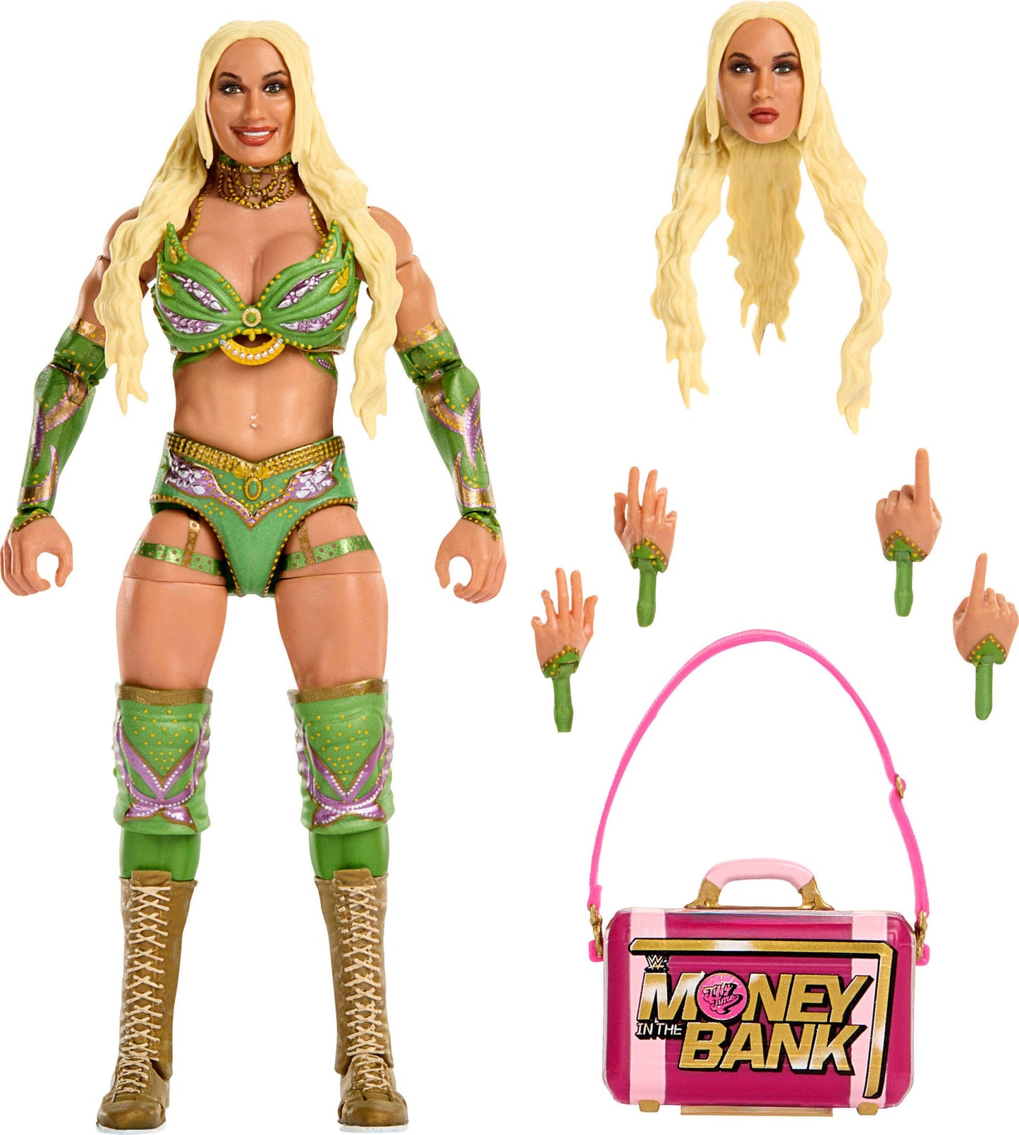 Mattel WWE Ultimate Edition Tiffany Stratton Figure – 6-Inch, Swappable Heads & Hands