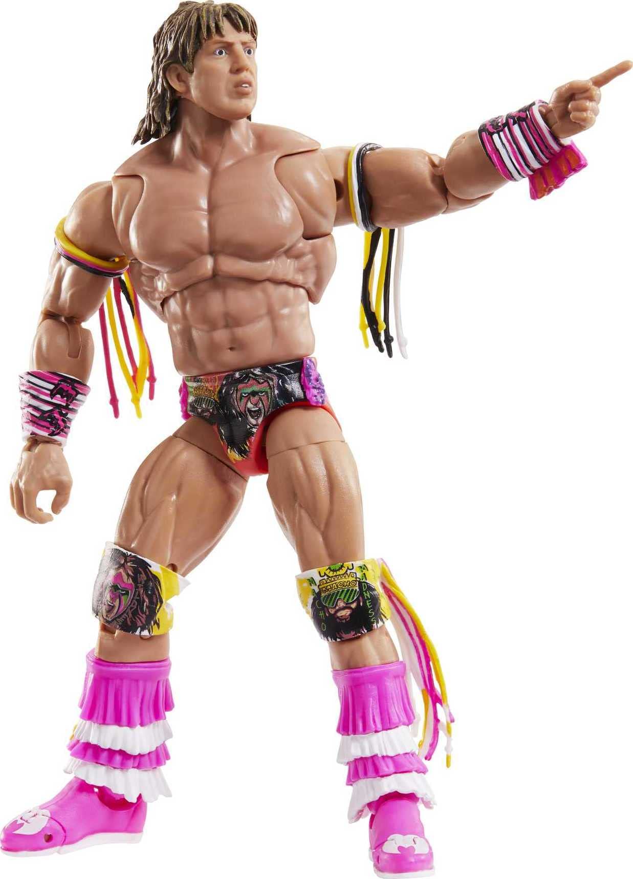 Mattel WWE Ultimate Edition Warrior 6-Inch Action Figure — 30 Points of Articulation, Swappable Parts & Entrance Gear