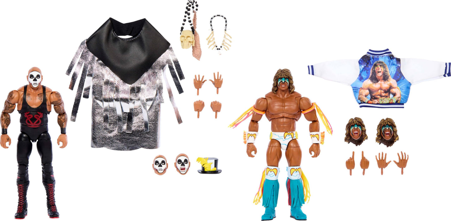 Mattel WWE Ultimate Edition 2-Pack: Ultimate Warrior & Papa Shango 6-Inch Collectible Figures