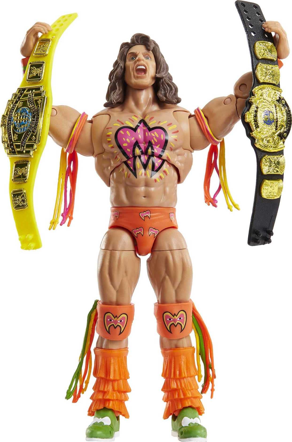 Mattel WWE Ultimate Warrior Ultimate Edition Figure – 6-Inch Collectible with Accessories