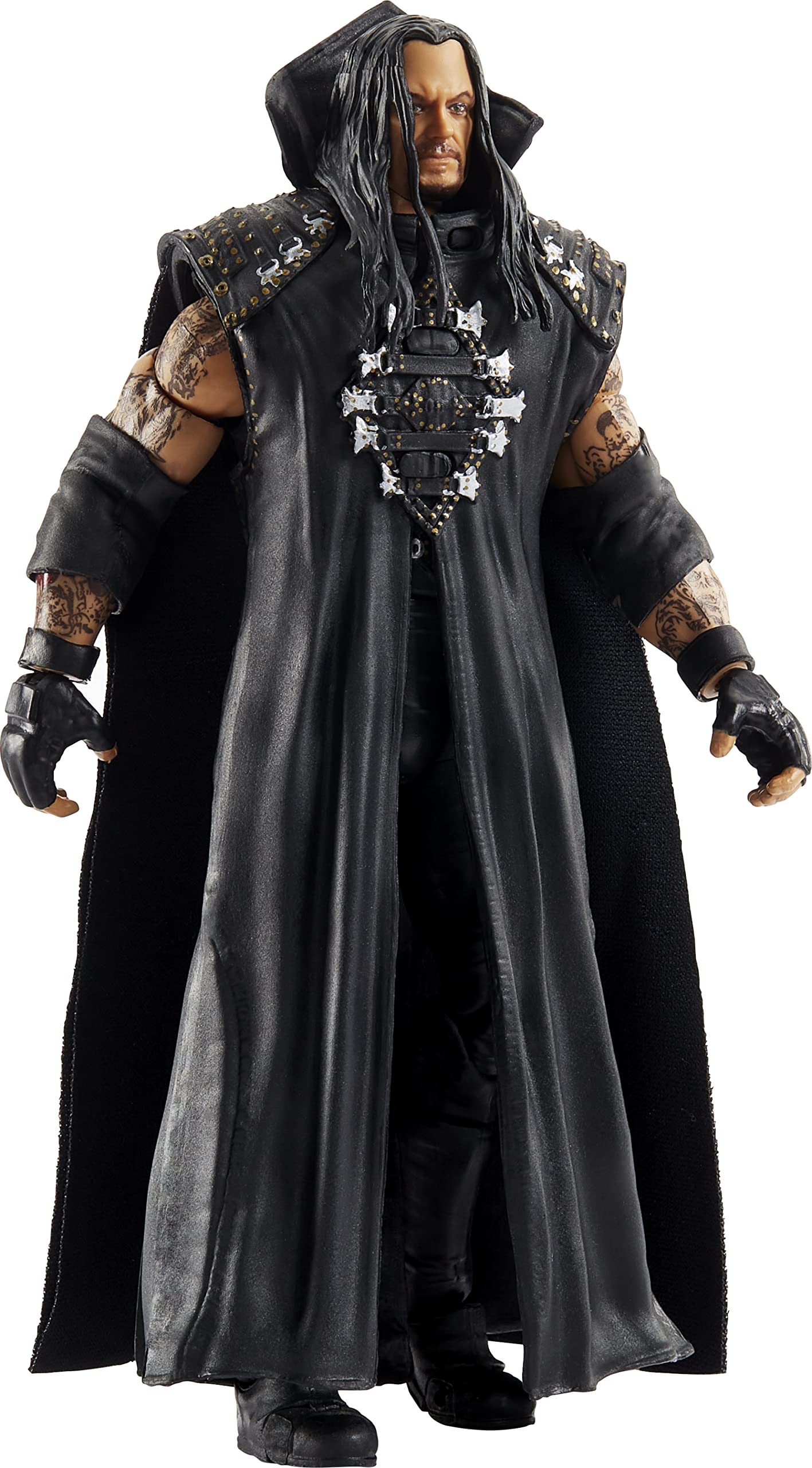 Mattel WWE Undertaker Ultimate Edition Figure – 6-Inch with Extra Heads & WrestleMania XIV Jacket