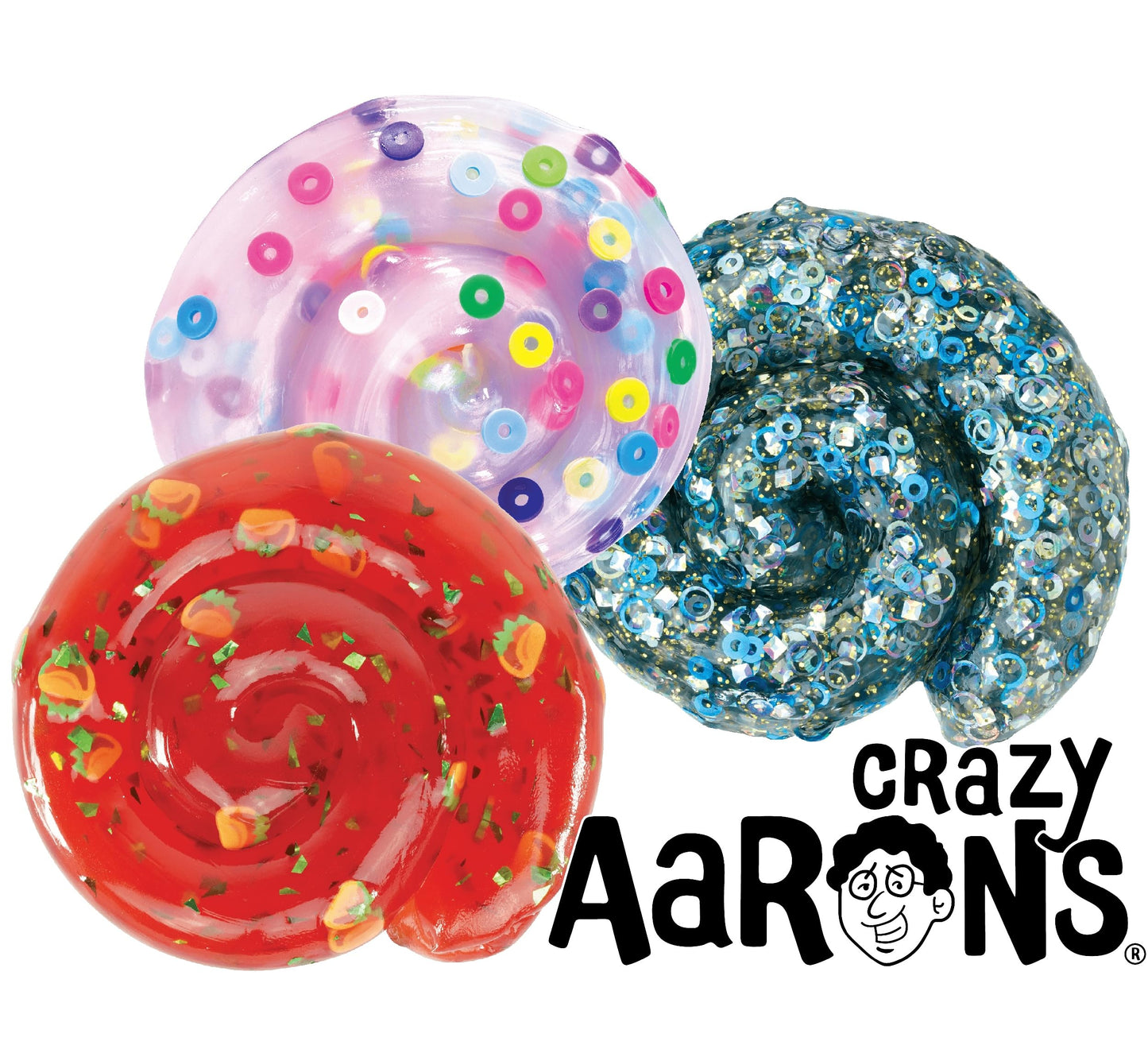 Matty's Toy Stop Crazy Aaron's Putty Mini Tins Bundle - Bounce Bot, Skate Away & Take-A-Taco 3-Pack (13.3g Each)