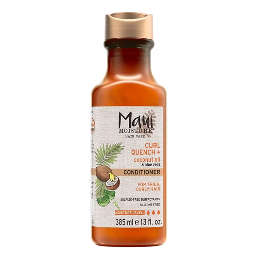Maui Moisture Curl Quench + Coconut Oil Conditioner Curl Definition for Thick, Curly Hair 385 ml/13.1 oz