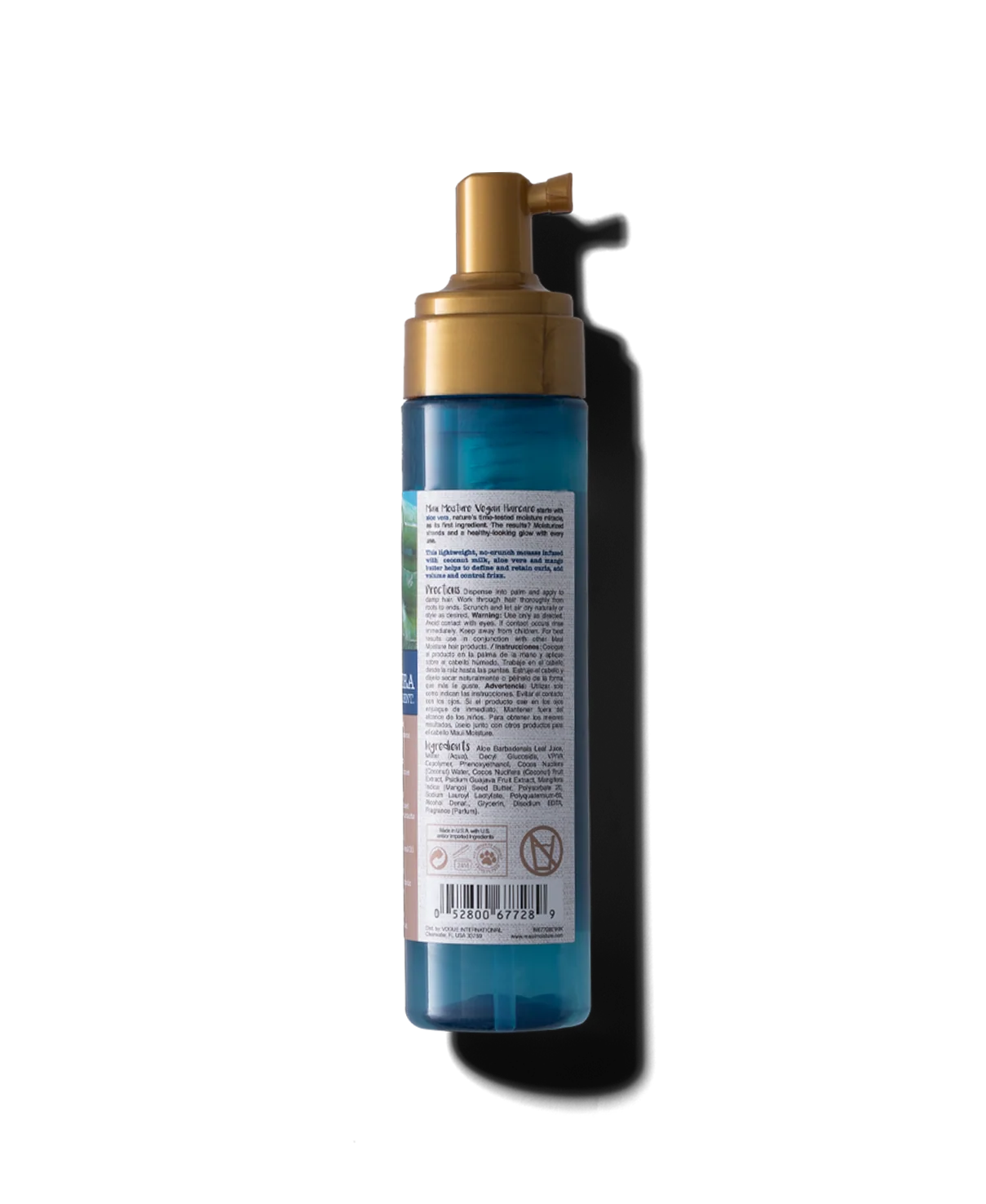 Maui Moisture Flexible Hold + Coconut Milk Curl Foam Mousse Lightweight Definition for Curls 251 ml/8.5 oz