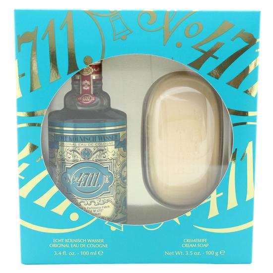 Mäurer & Wirtz 4711 Gift Set 100ml EDC + 150ml Deodorant Spray Unisex Fragrance