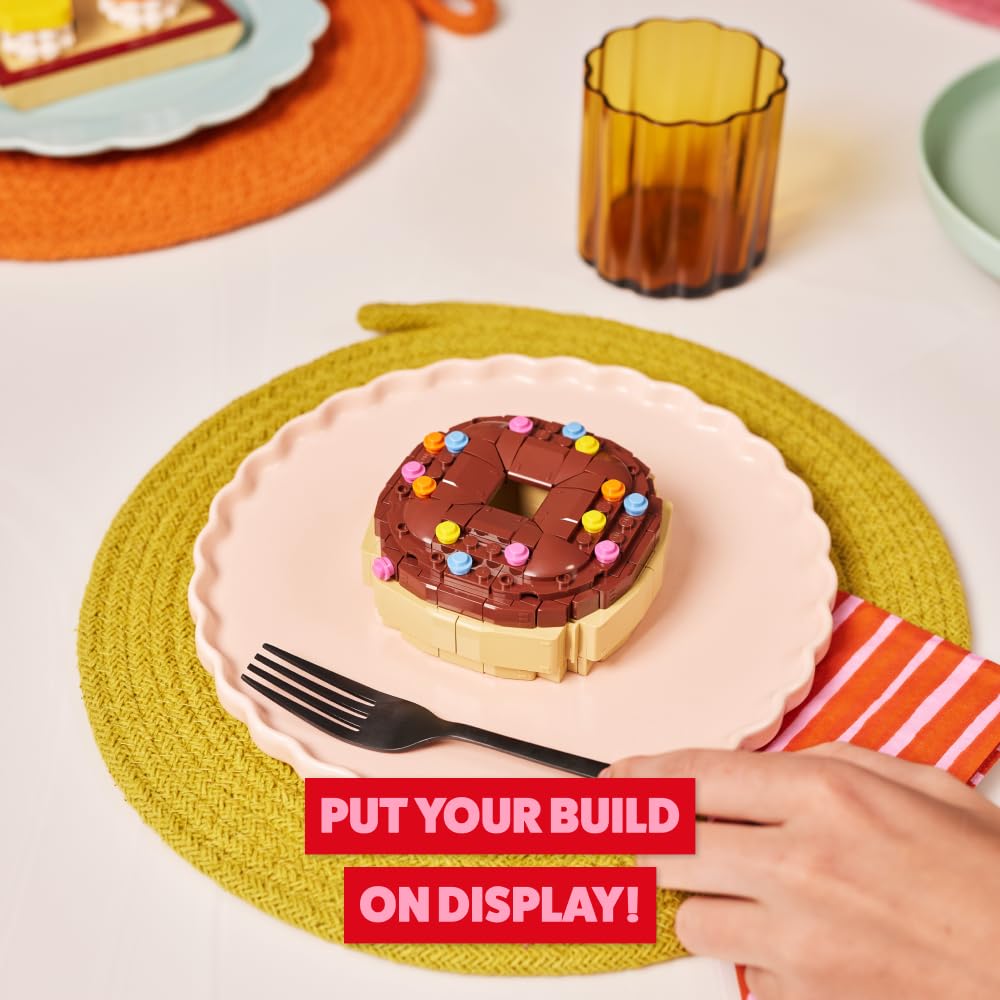 MAX Premium Snacks Building Bricks Collection (Doughnut) by ZURU – Build, Collect & Display