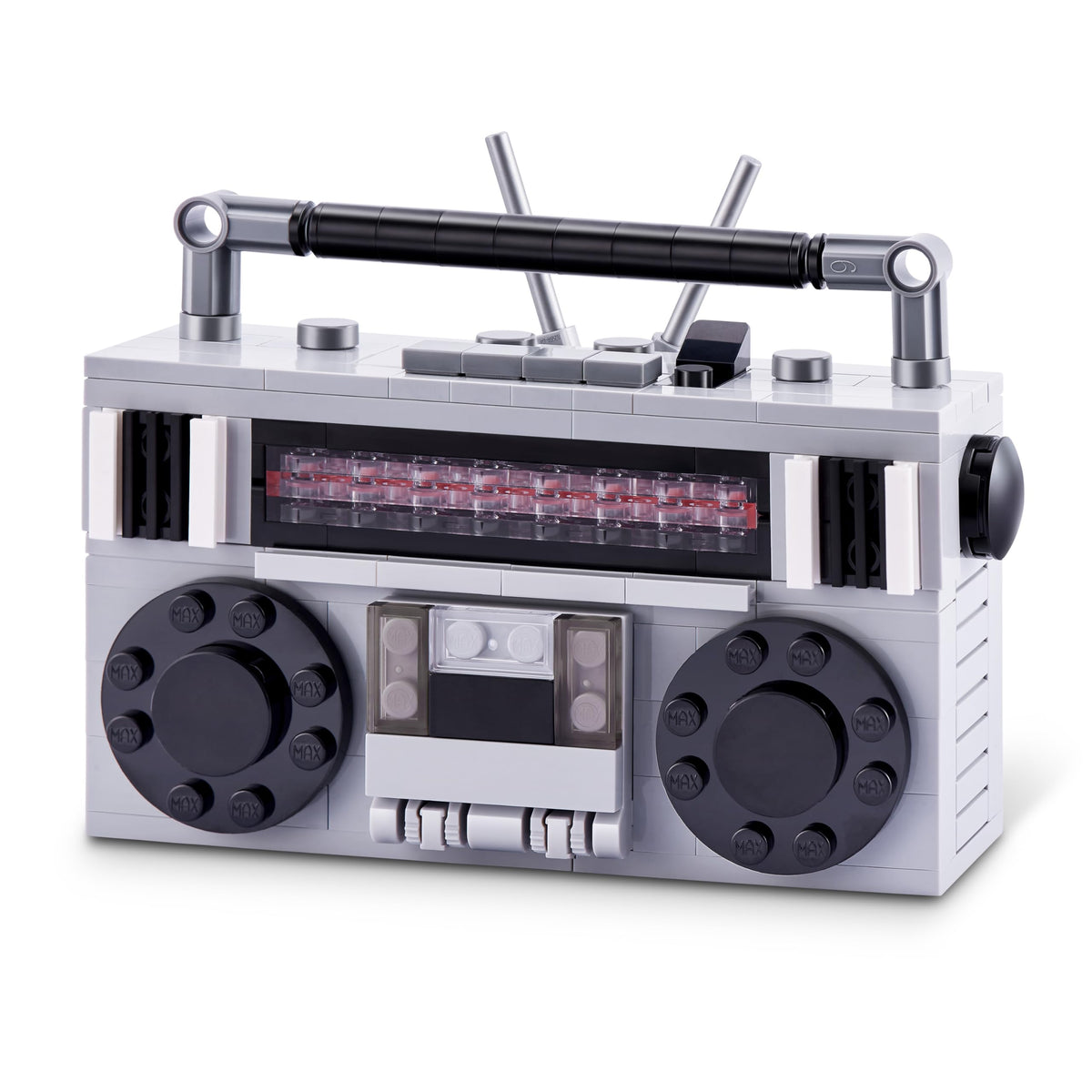 MAX Premium Retro Capsule Collection (Cassette Radio) by ZURU – Build, Collect & Display with Max Build More