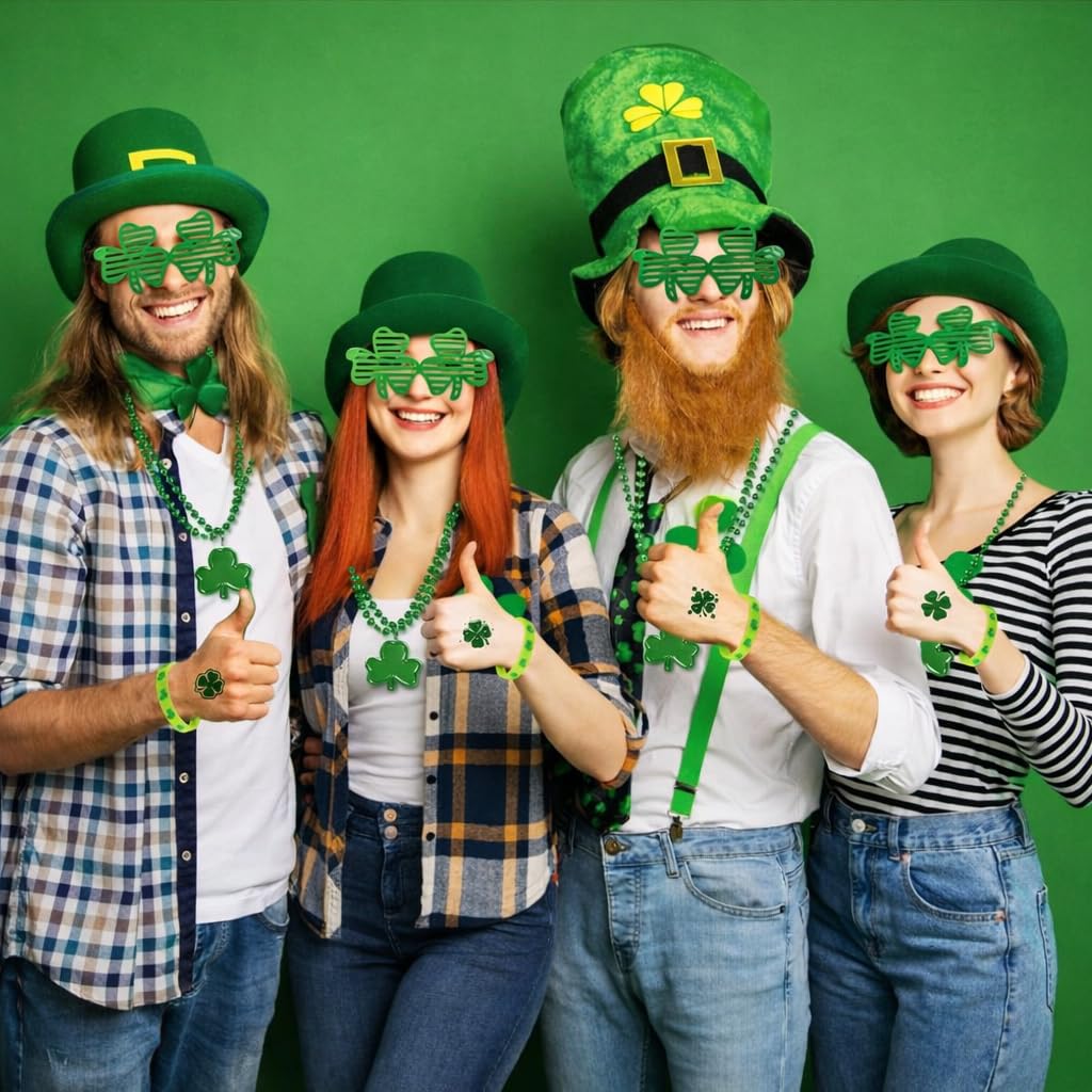 Max Fun 188Pcs St Patrick's Day Accessories Set — Party Favors & Decor for Kids and Parades