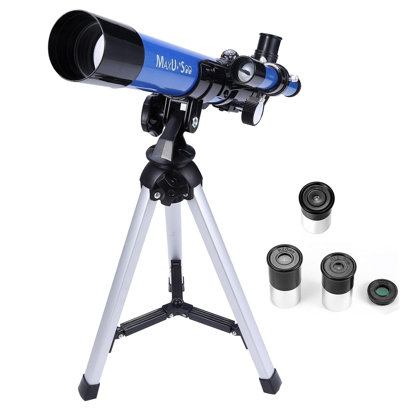 MaxUSee Kids Telescope 400x40mm – Portable Beginner Telescope with Tripod & Finder Scope