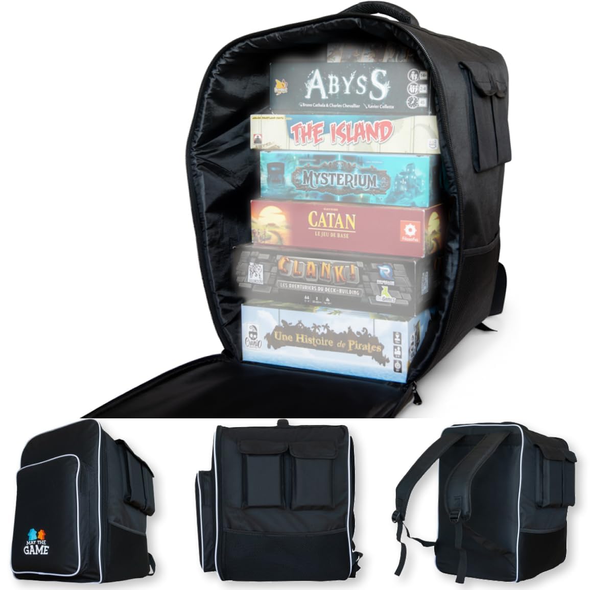 May the Game Bag – Ultimate Board Game Backpack & Travel Organizer