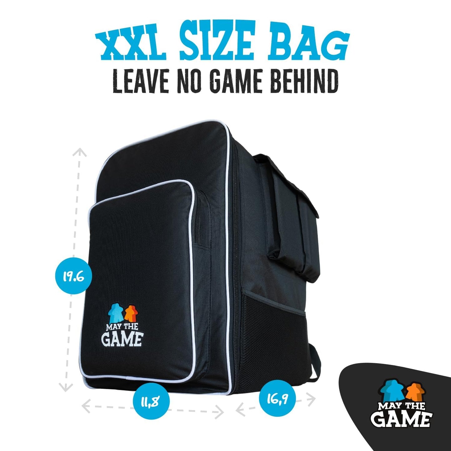 May the Game Bag – Ultimate Board Game Backpack & Travel Organizer