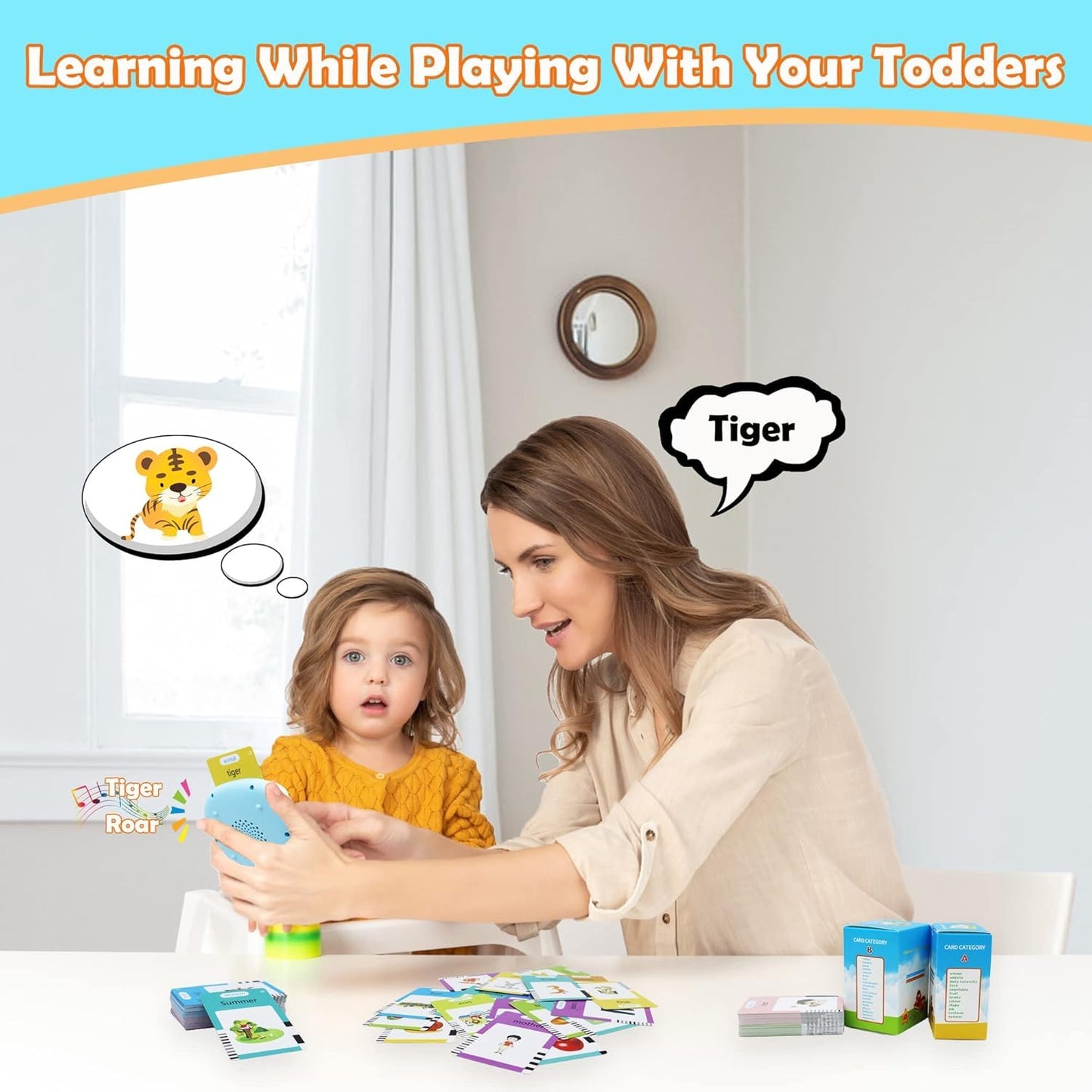 MAYAPHILOS 510 Sight Words – Cantonese & English Talking Flash Cards for Kids