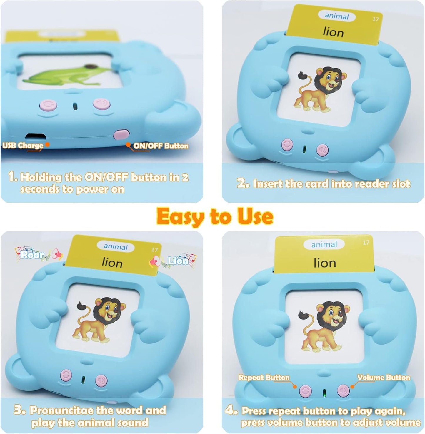 MAYAPHILOS German & English Pocket Speech with 510 Sight Words — Bilingual Flashcards for Kids