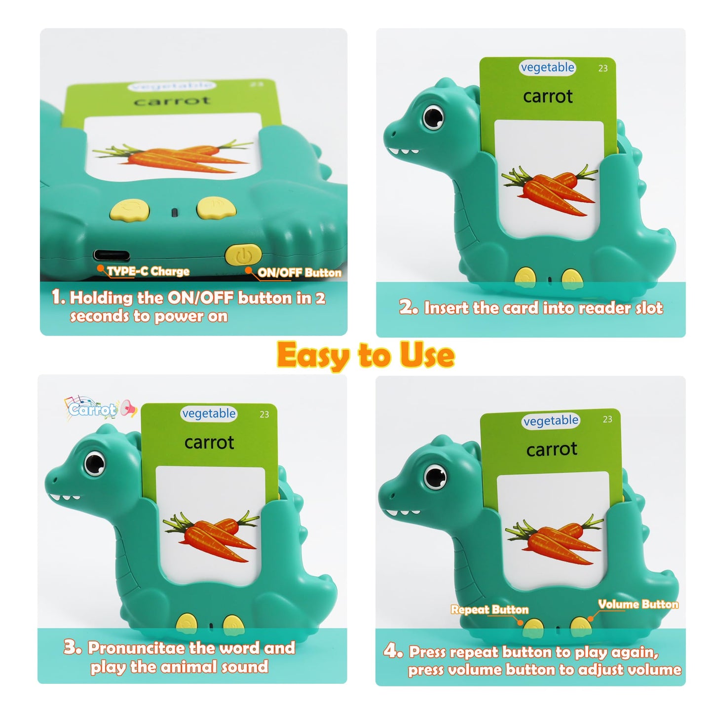 MAYAPHILOS Talking Flash Cards – 224 Sight Words, Bilingual Spanish & English
