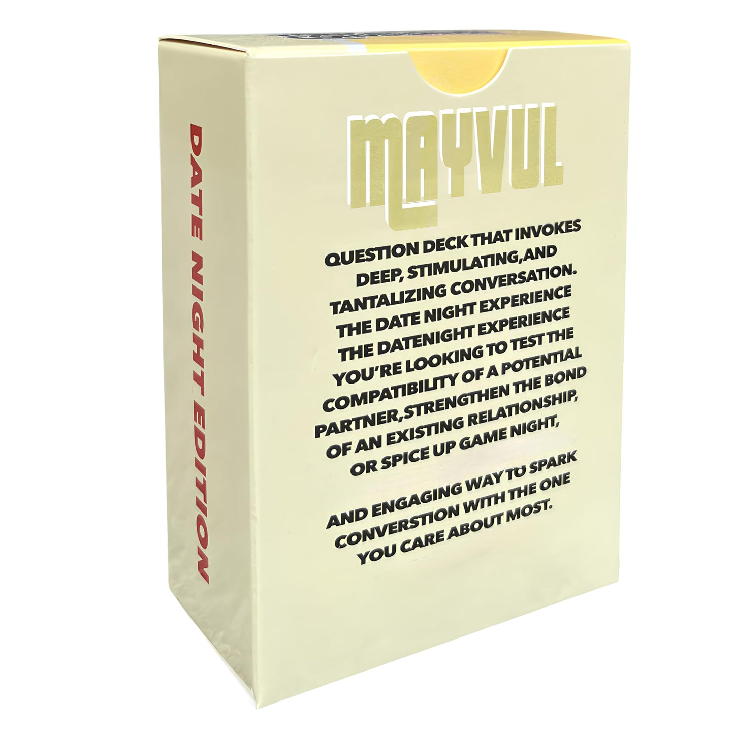MAYVUL Tonight Conversation Card Game – Date Night Questions
