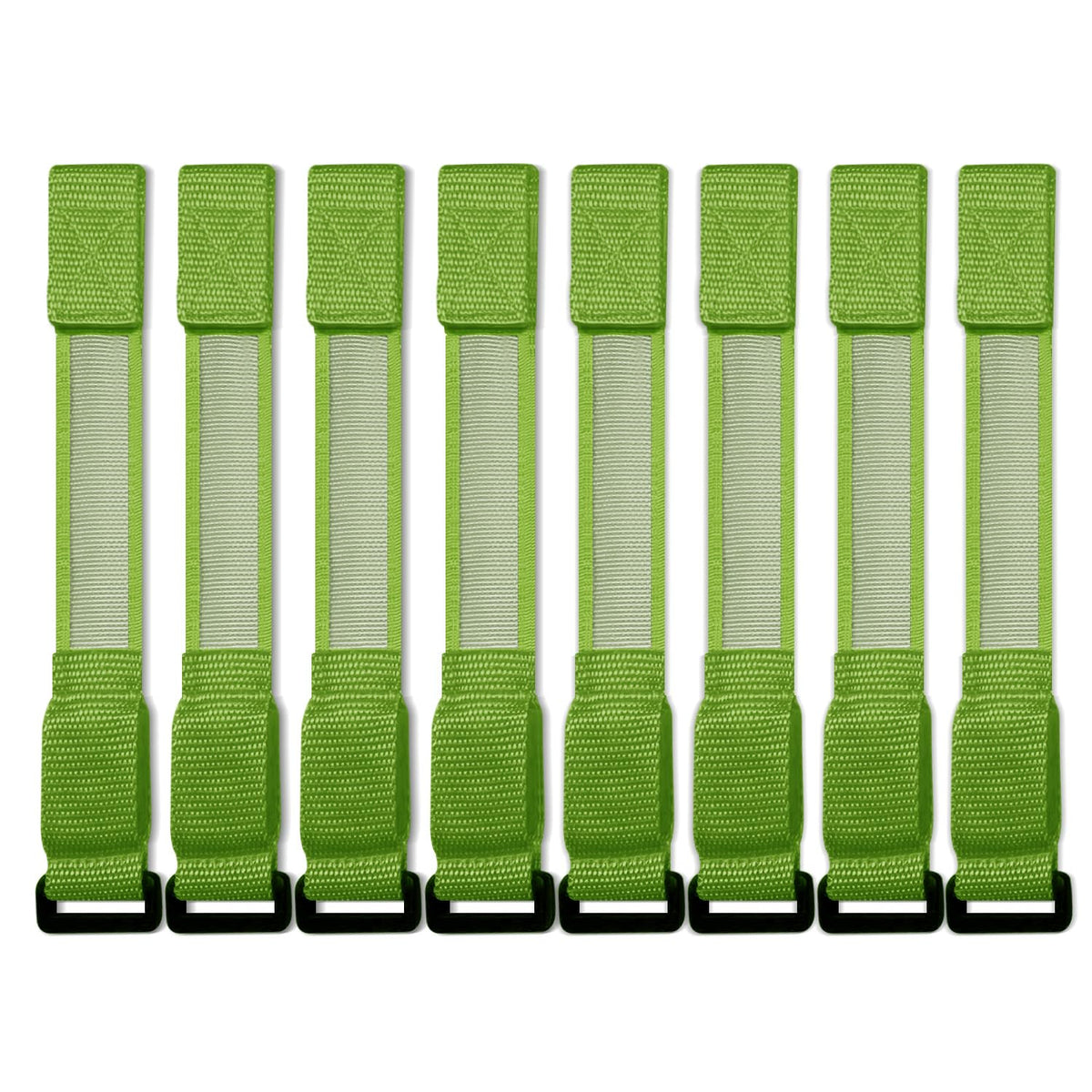 M.best 8pcs LED Light Up Bracelets – Glow Wristbands for Parties, Concerts & Raves (Green)