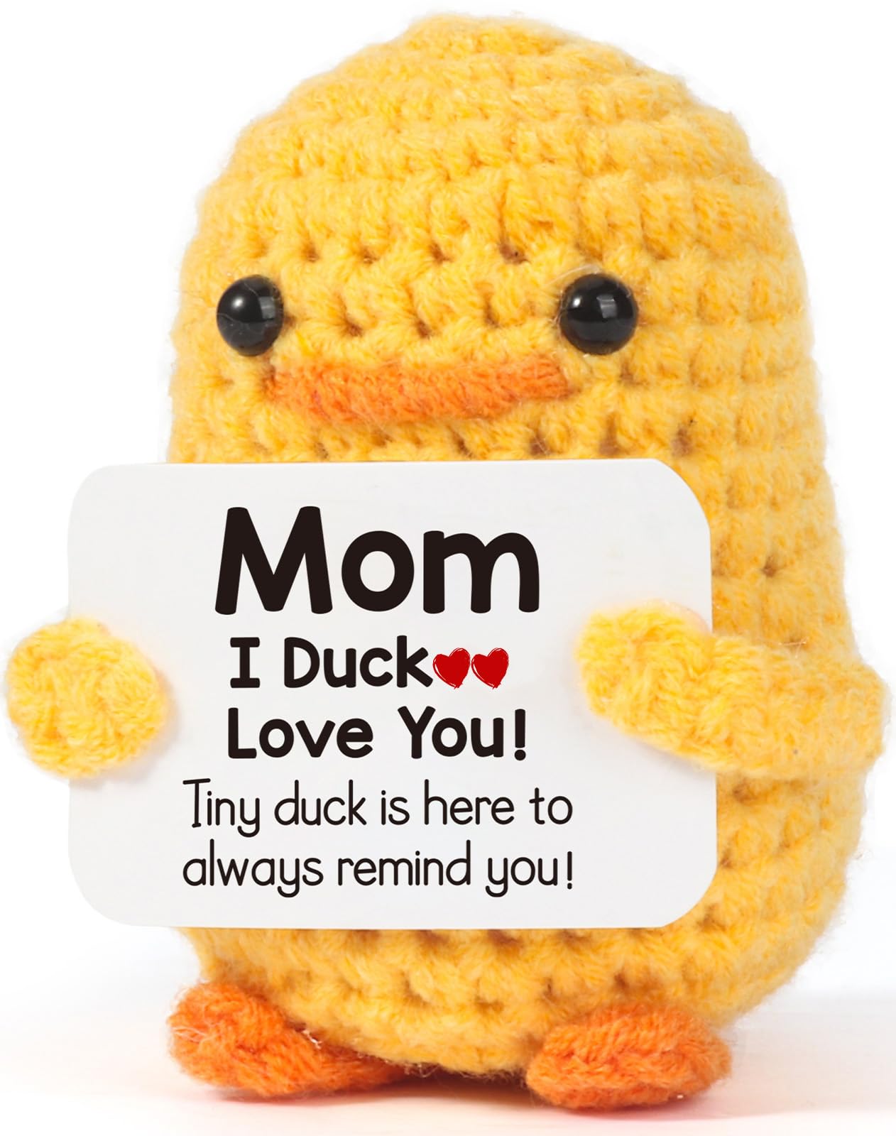 MBL Gifts for Mom - Funny Crochet Duck for Valentines Day, Birthday & More