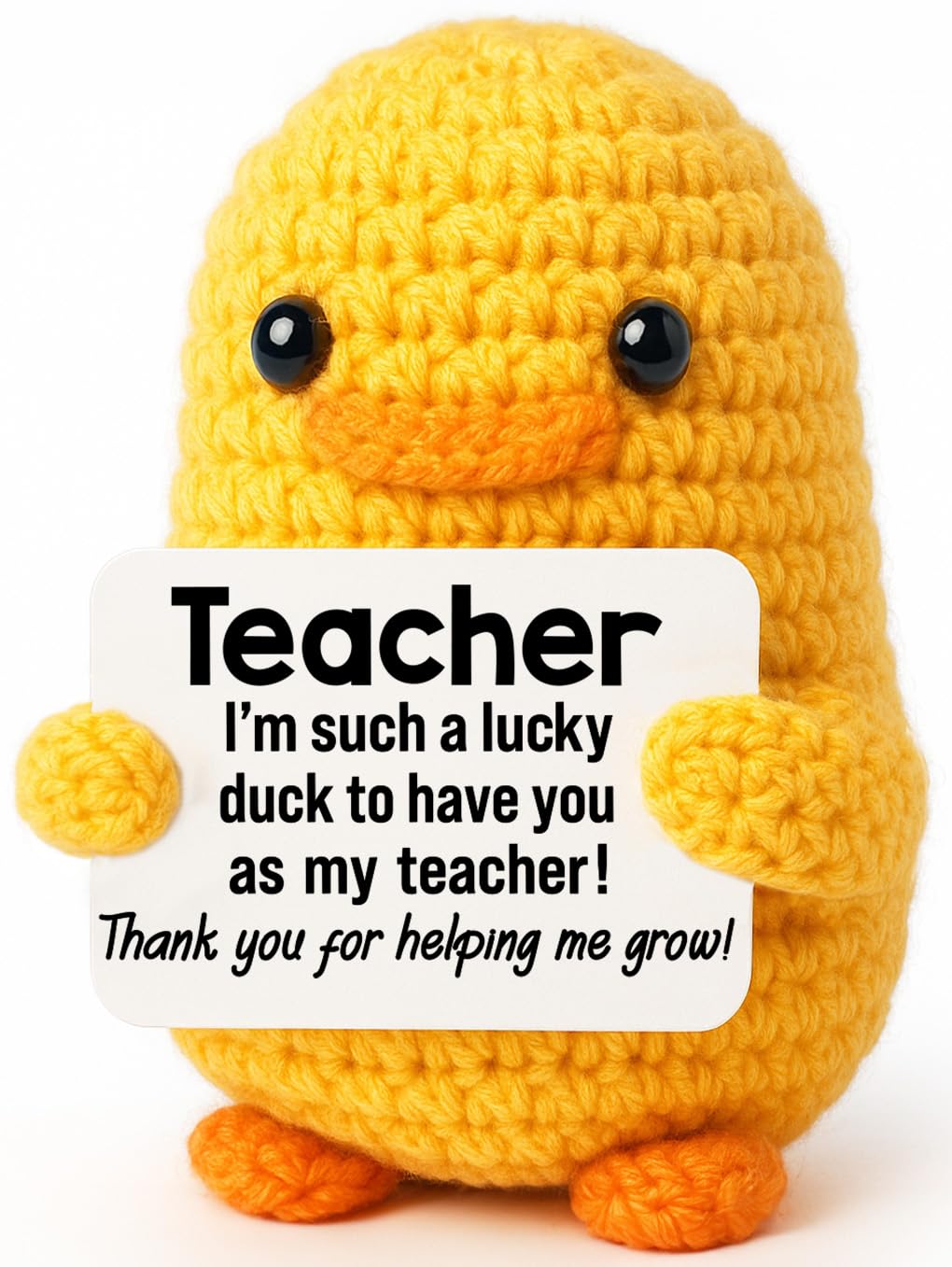 MBL Teacher Appreciation Gifts for Women – Crochet Duck for Teachers