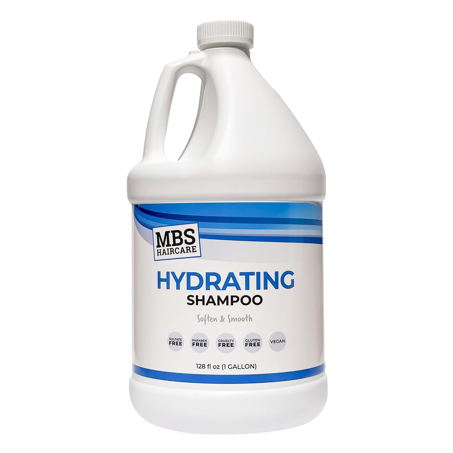 MBS Haircare Hydrating Shampoo – 1 Gallon | Sulfate Free, Paraben Free, Vegan