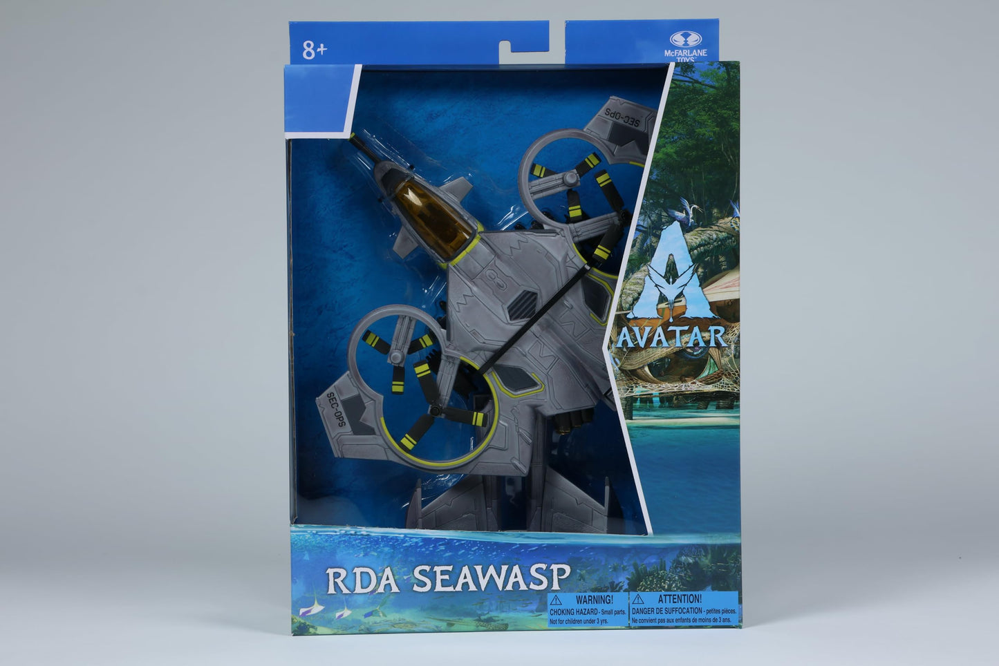 McFarlane Toys Avatar: The Way of Water – World of Pandora RDA Seawasp Deluxe Set