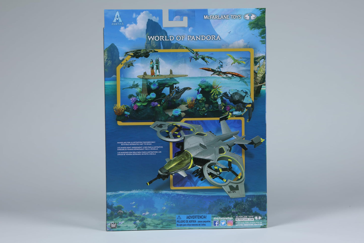 McFarlane Toys Avatar: The Way of Water – World of Pandora RDA Seawasp Deluxe Set