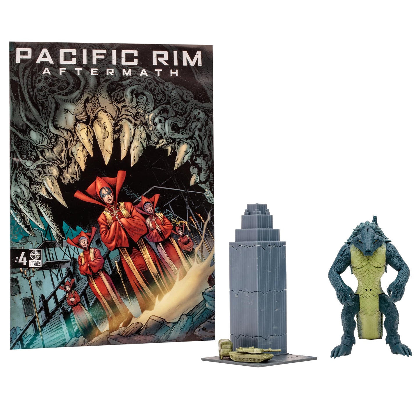 McFarlane Toys Raiju 4-Inch Scale Figure Playset – Pacific Rim with Comic
