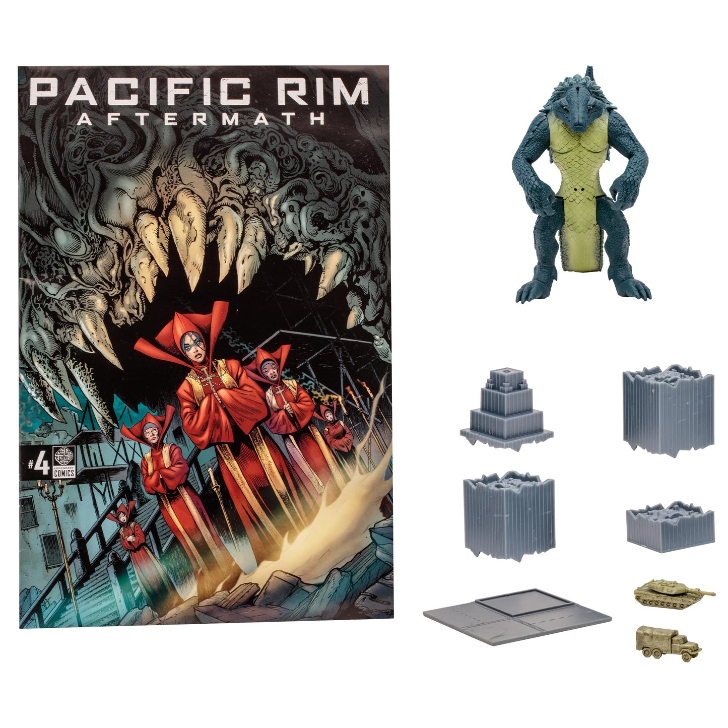 McFarlane Toys Raiju 4-Inch Scale Figure Playset – Pacific Rim with Comic