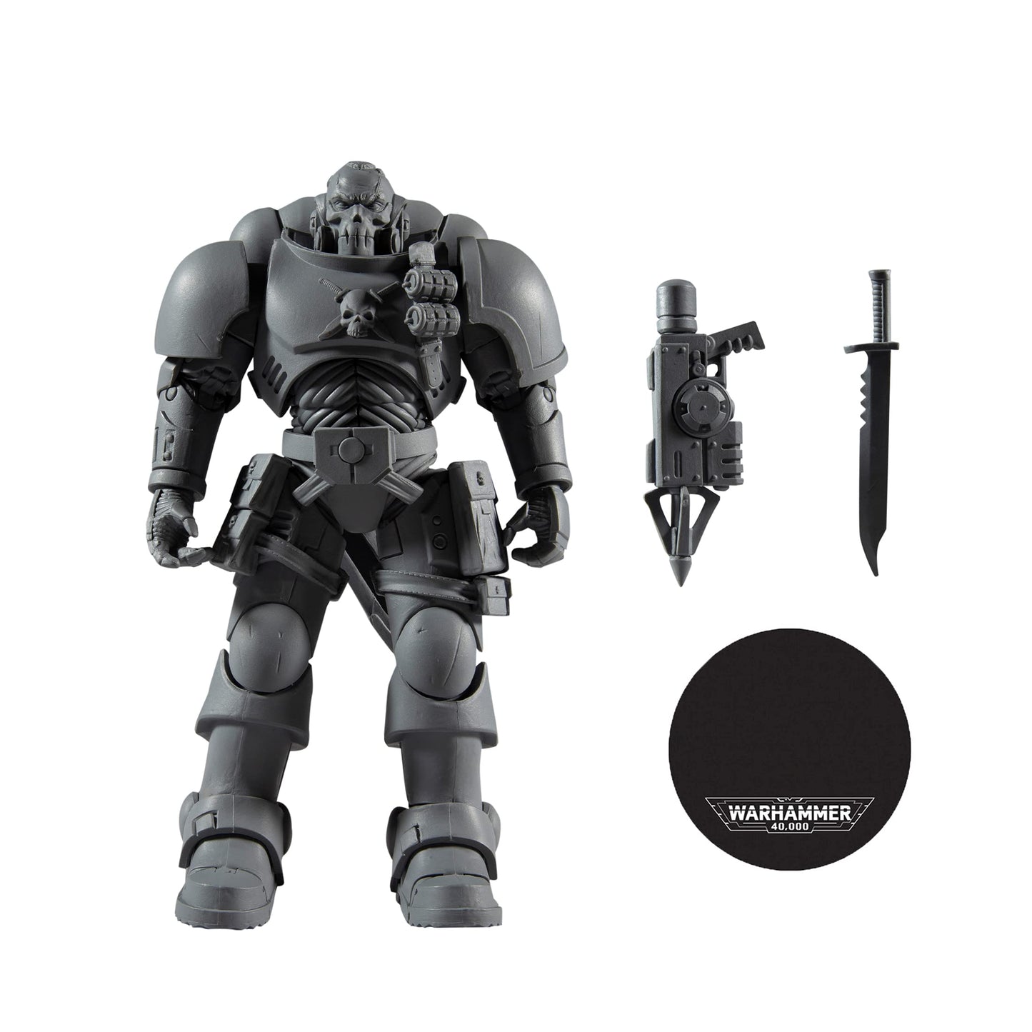 McFarlane Toys Warhammer 40,000 Space Marine Reiver Artist Proof – 7-Inch Action Figure with Grapnel Launcher & Base