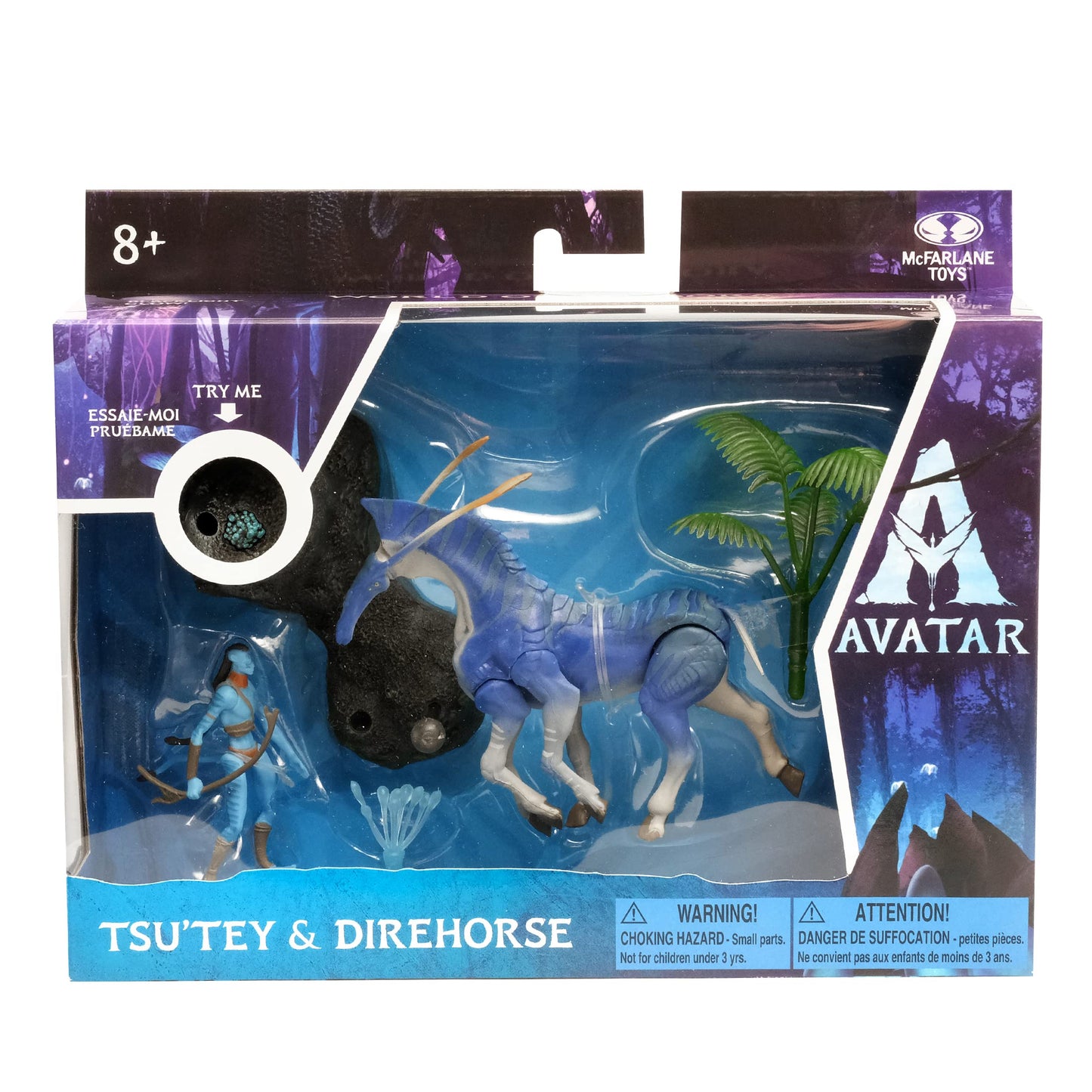 McFarlane Toys Avatar - Tsu'tey & Direhorse Collector Set | Articulated Figures