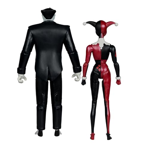 McFarlane Toys Batman: The Animated Series Harley Quinn & The Joker Mad Love 2 Pack – 6in Gold Label