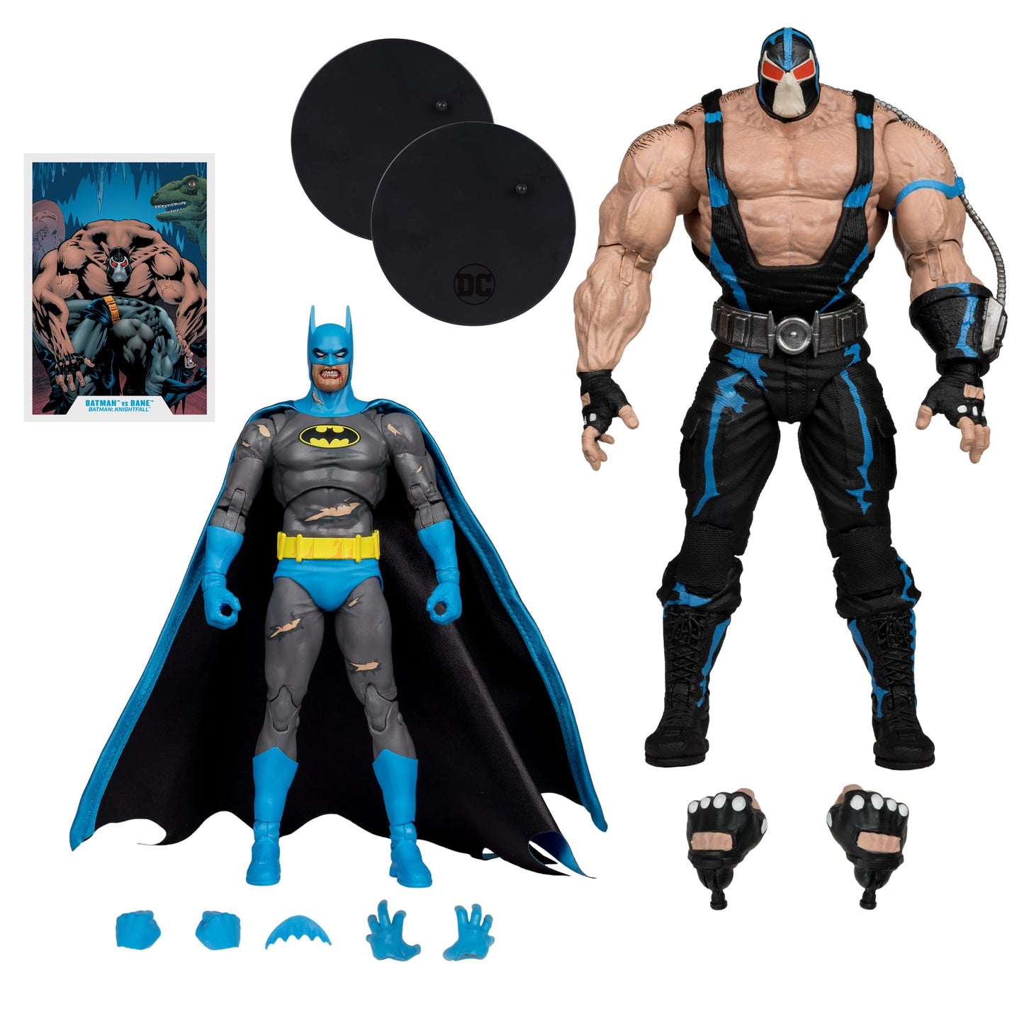 McFarlane Toys DC Multiverse Batman vs Bane 7 inch Action Figure and Mega Figure 2pk