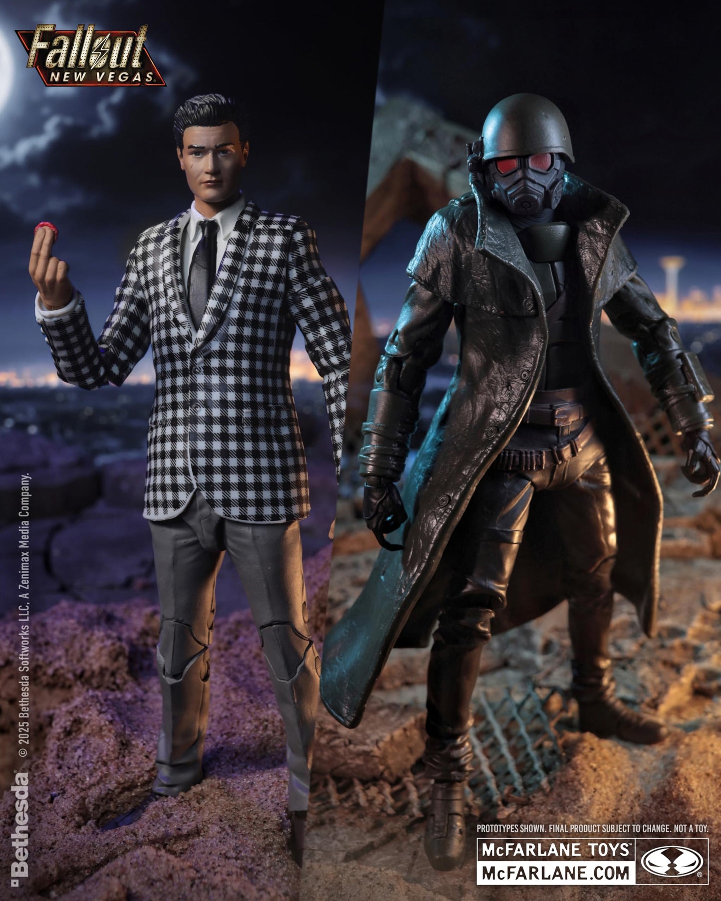 McFarlane Toys Fallout New Vegas Riot Ranger Armor Benny 2-Pack – 7-Inch Figures