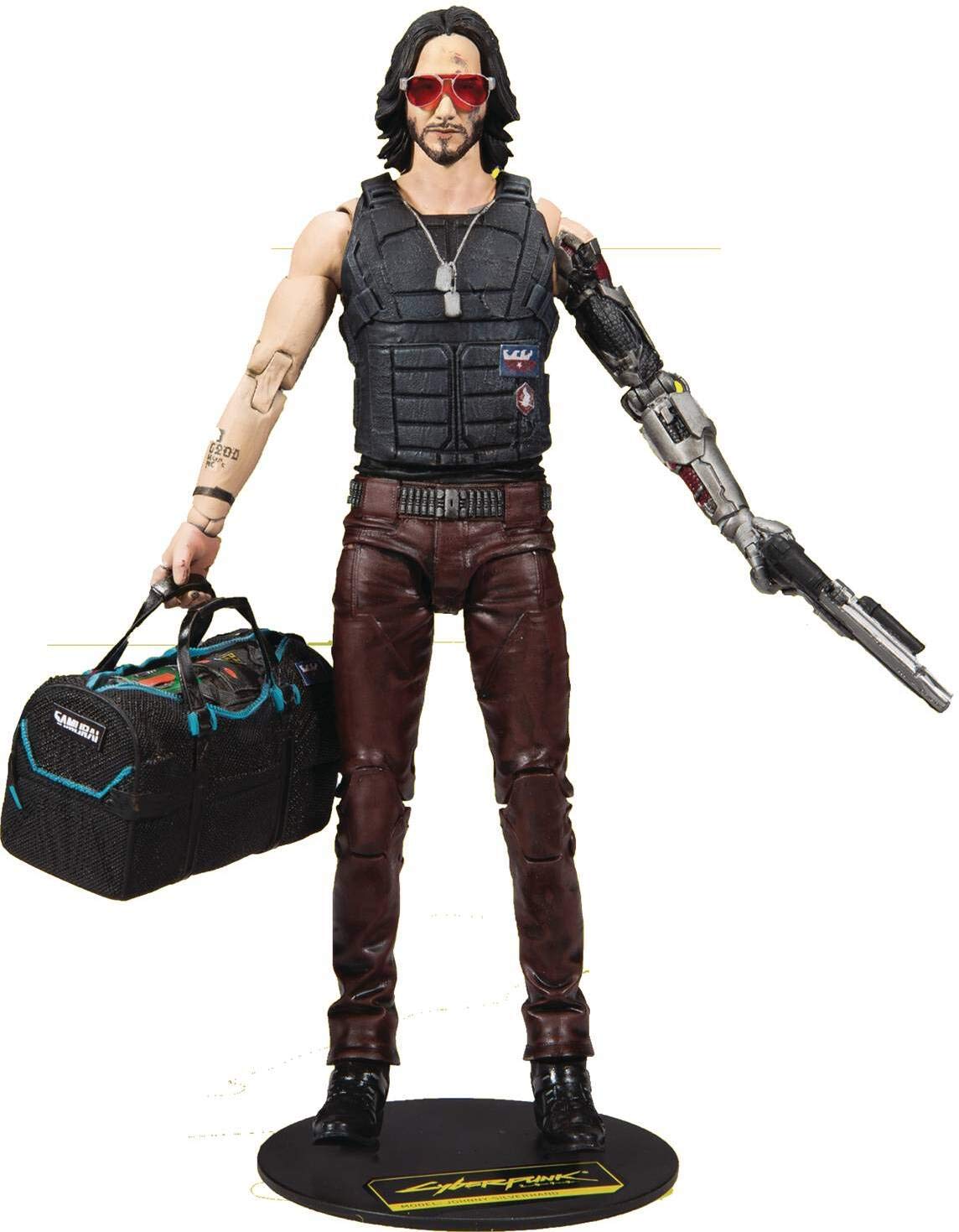 McFarlane Toys Cyberpunk 2077 Johnny Silverhand Variant Action Figure – Ultra Articulation Collectible