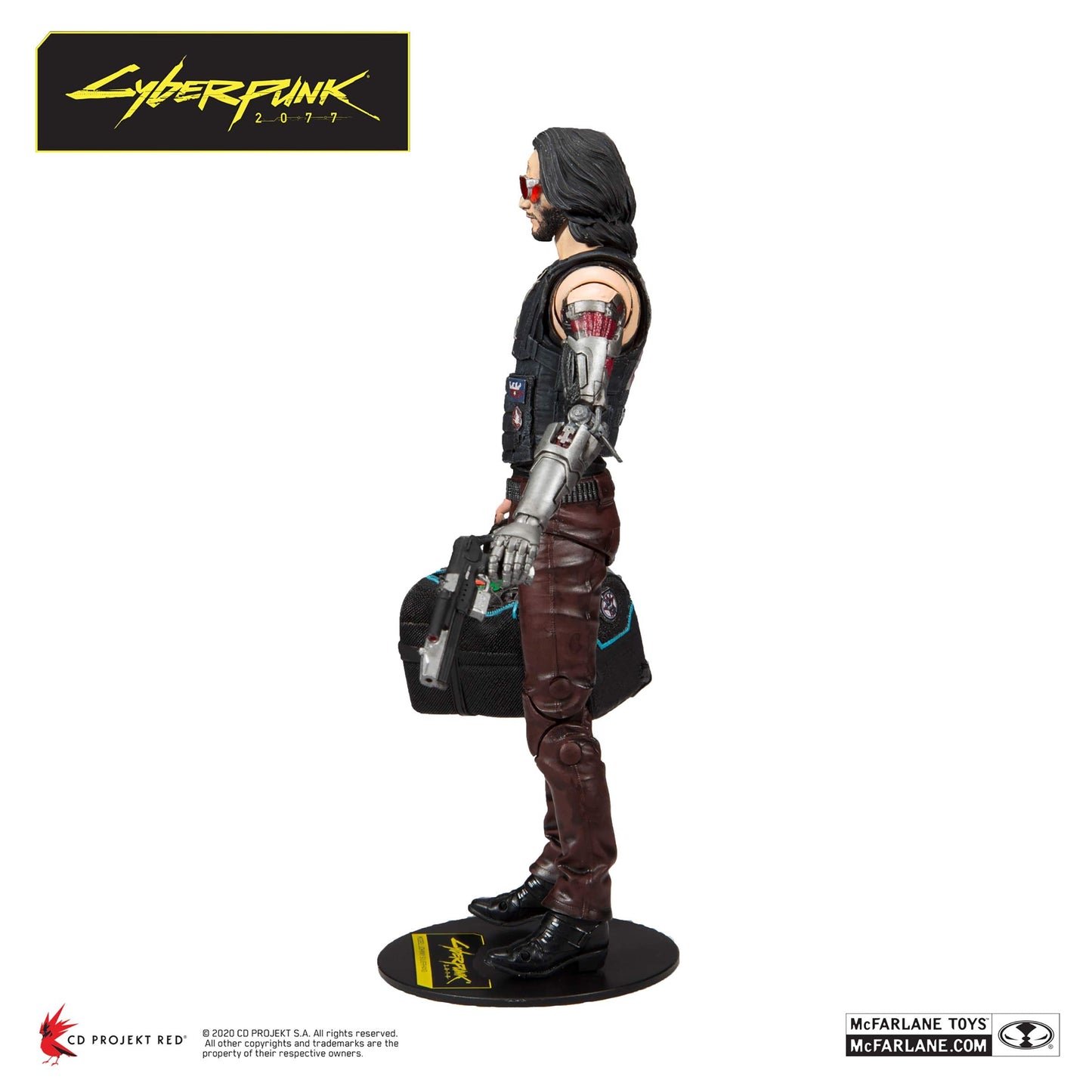 McFarlane Toys Cyberpunk 2077 Johnny Silverhand Variant Action Figure – Ultra Articulation Collectible